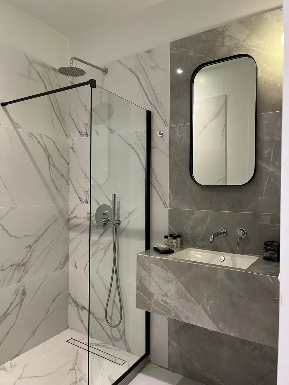 Shower in Downtown Suites by Athens Tower