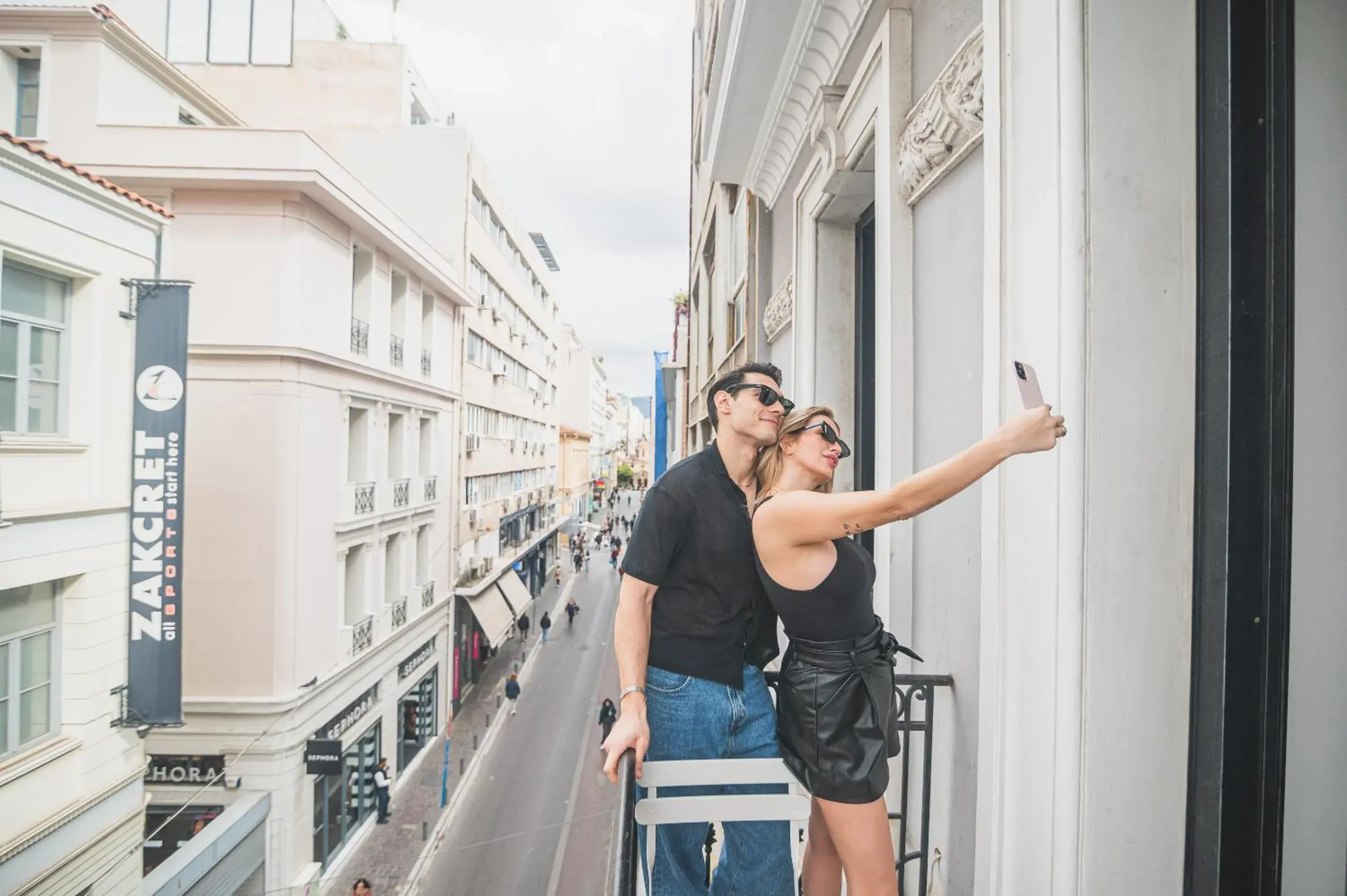 Junior Suite with Balcony & City View in Downtown Suites by Athens Tower Junior Suite with Balcony & City View in Downtown Suites by Athens Tower