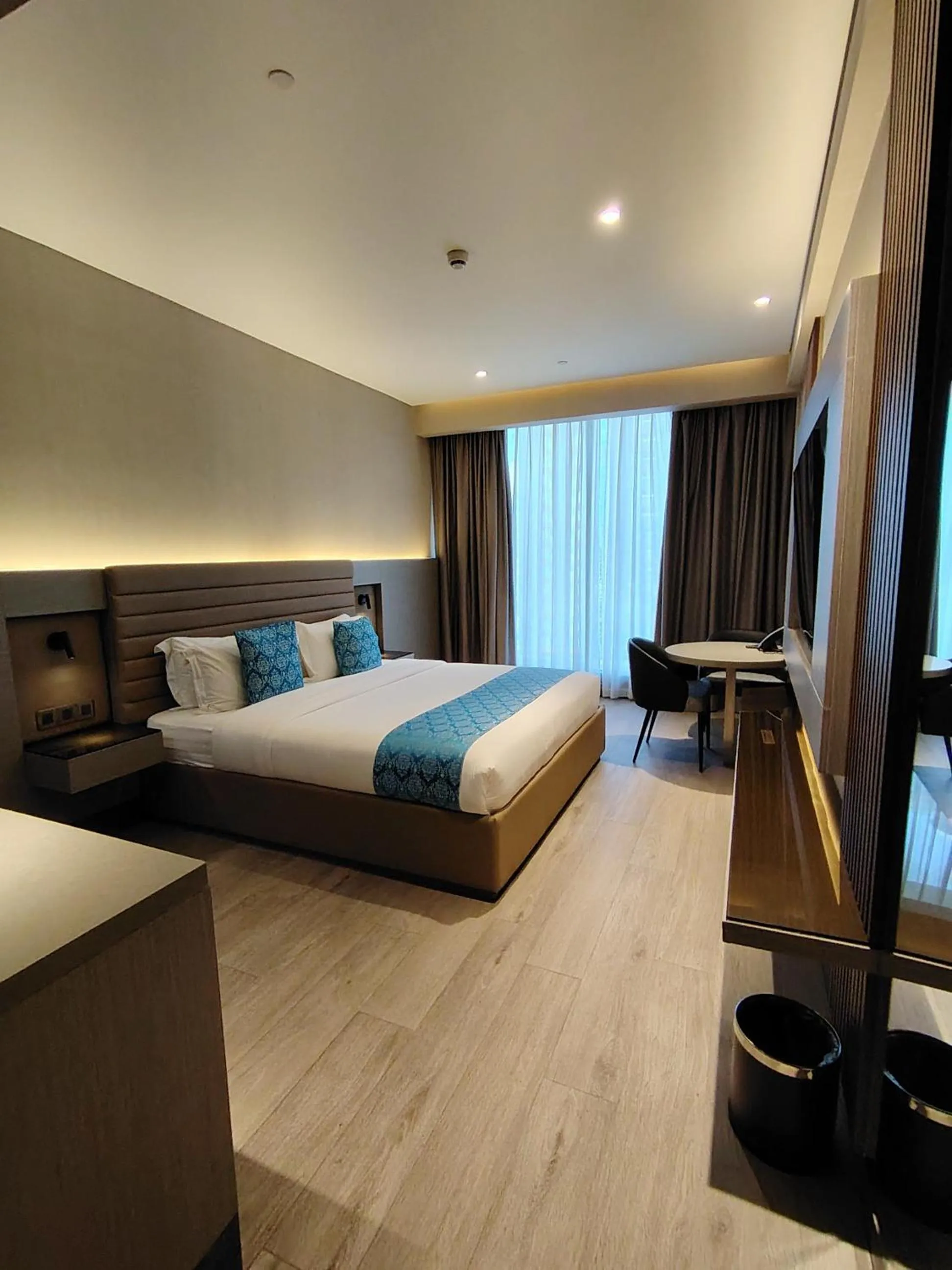 Bed in Bayprime Hotel