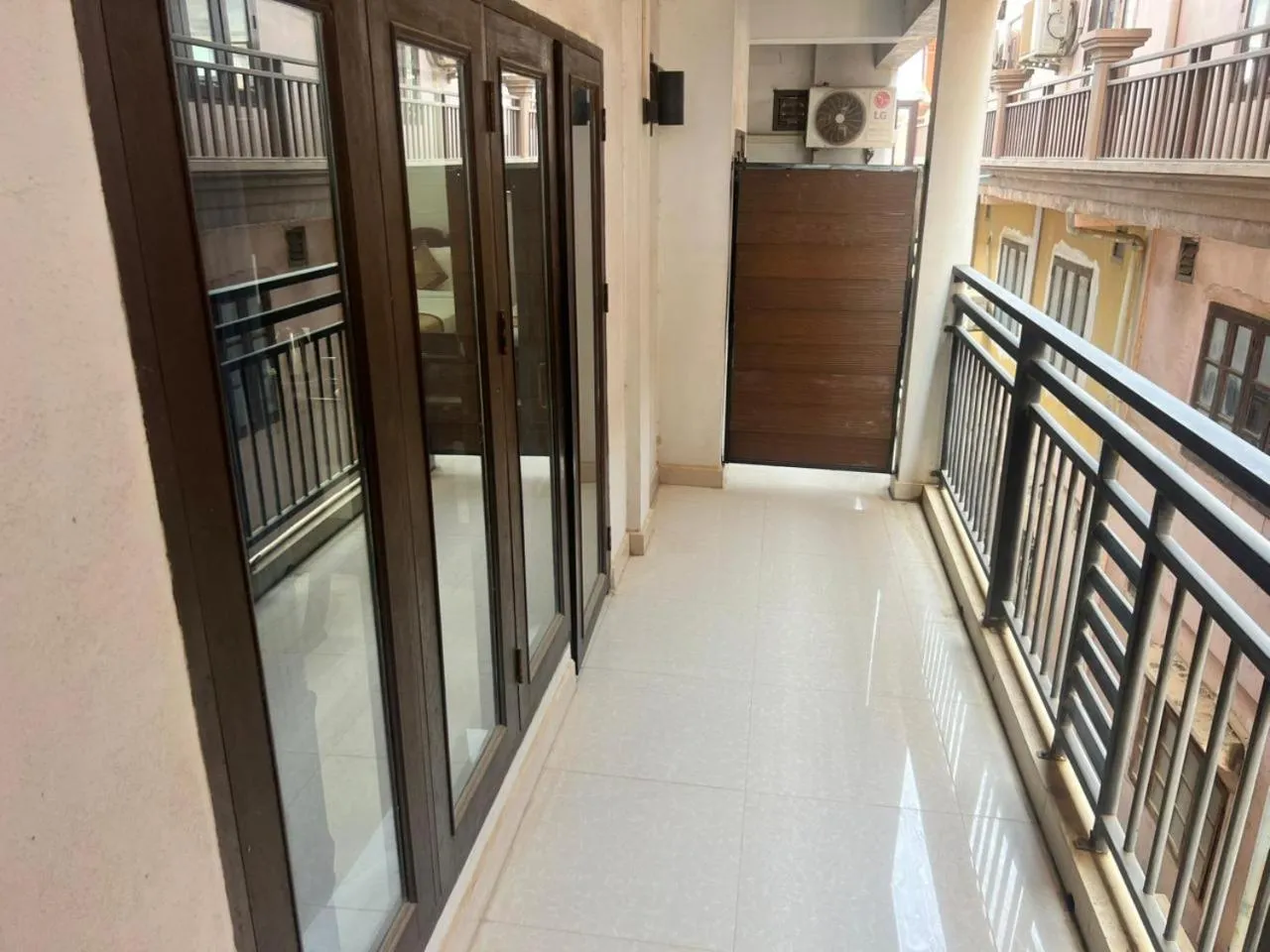 Balcony/Terrace in Vang Vieng Consiana Hotel