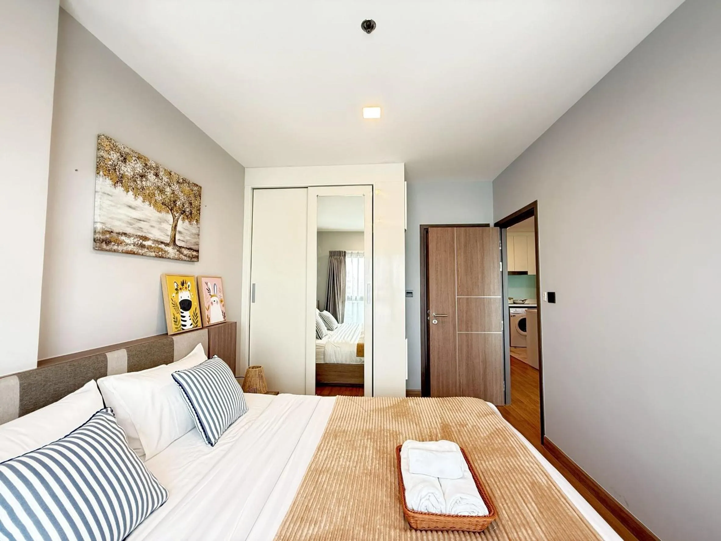 Two-Bedroom Apartment with View in Astra Sky River Chiang Mai by Fang