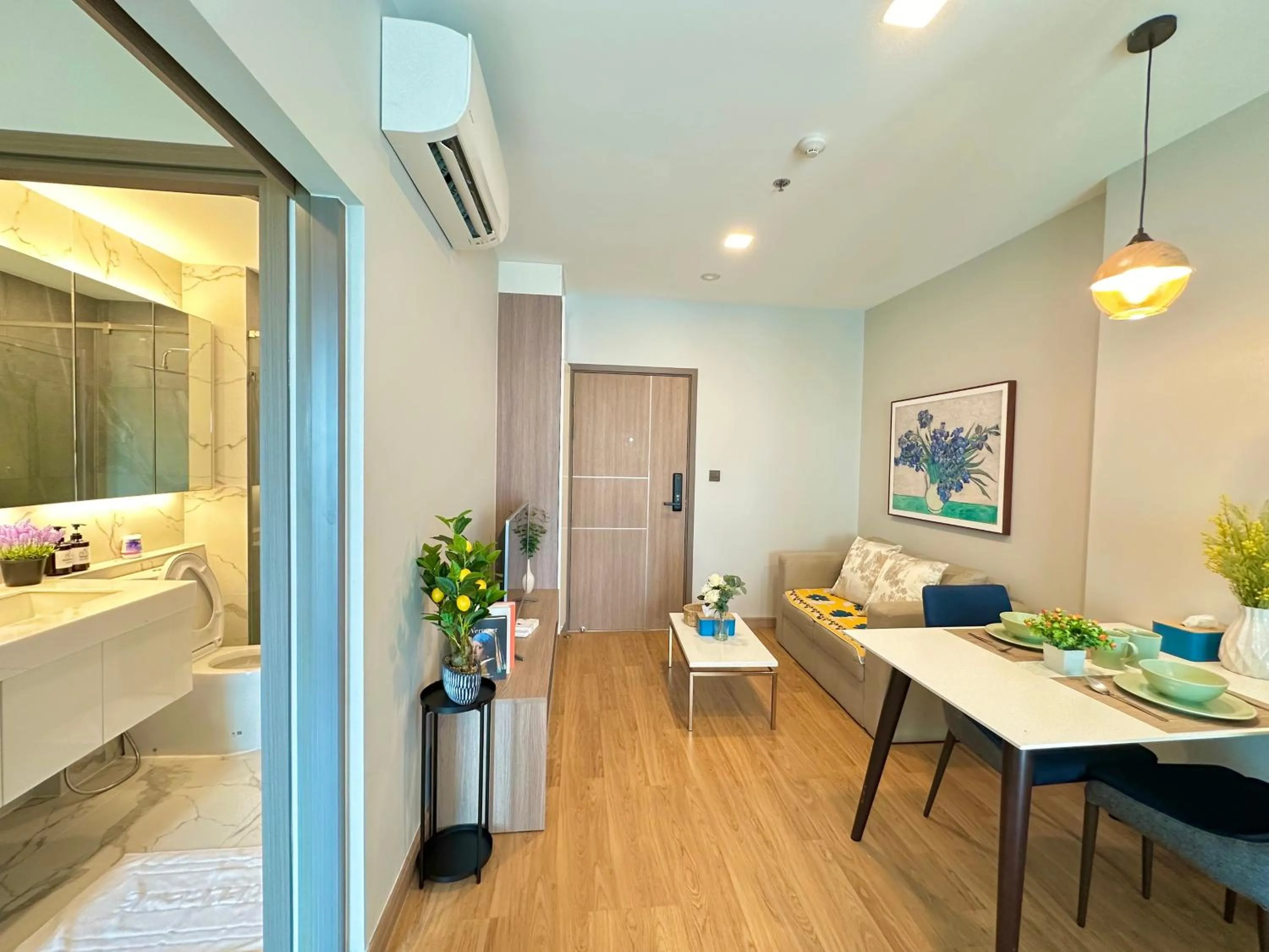 Studio with Balcony in Astra Sky River Chiang Mai by Fang
