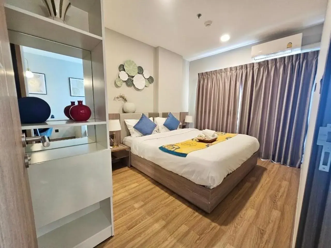 Two-Bedroom Apartment with Balcony in Astra Sky River Chiang Mai by Fang Two-Bedroom Apartment with Balcony in Astra Sky River Chiang Mai by Fang