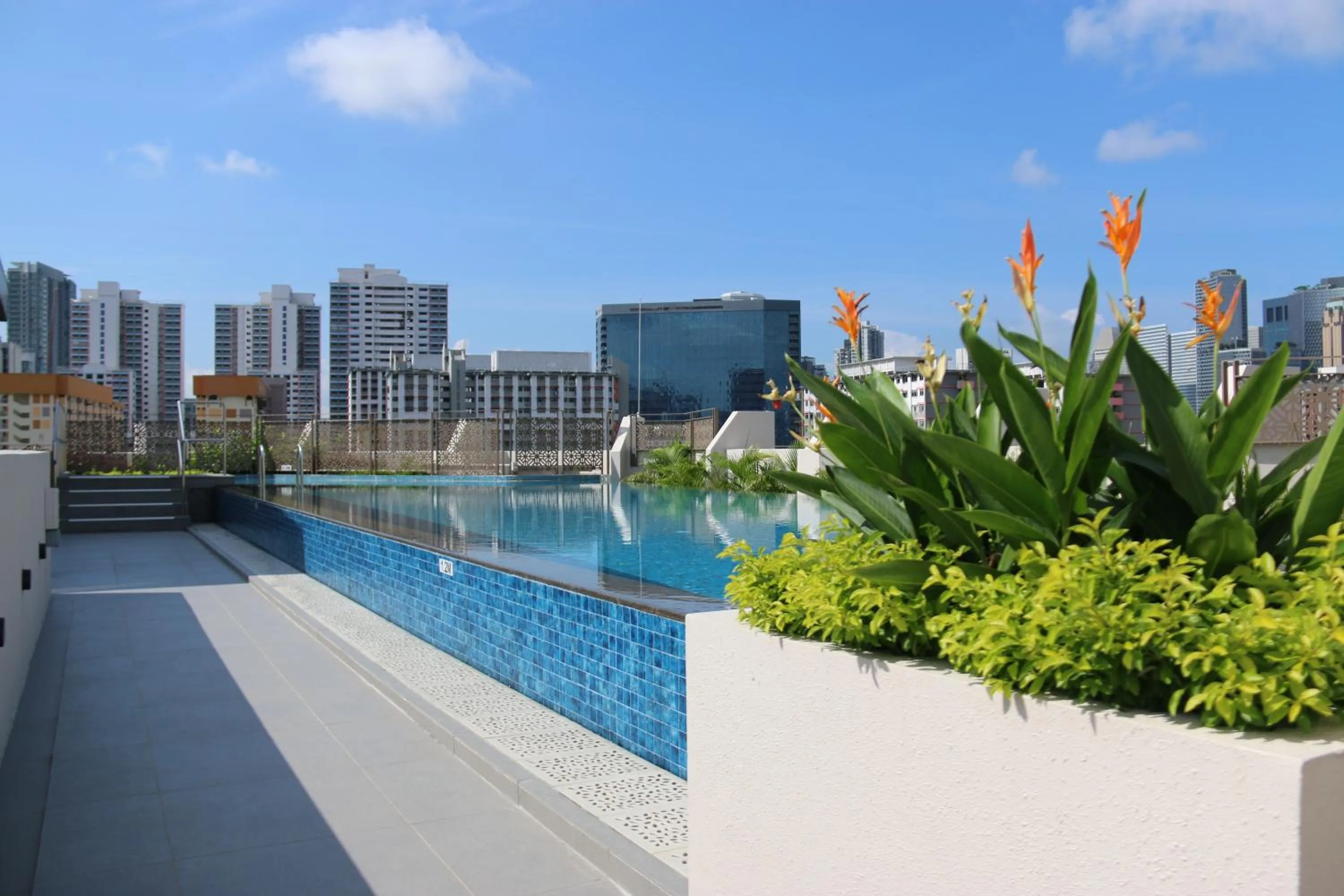 Swimming pool in Aqueen Prestige Hotel Jalan Besar