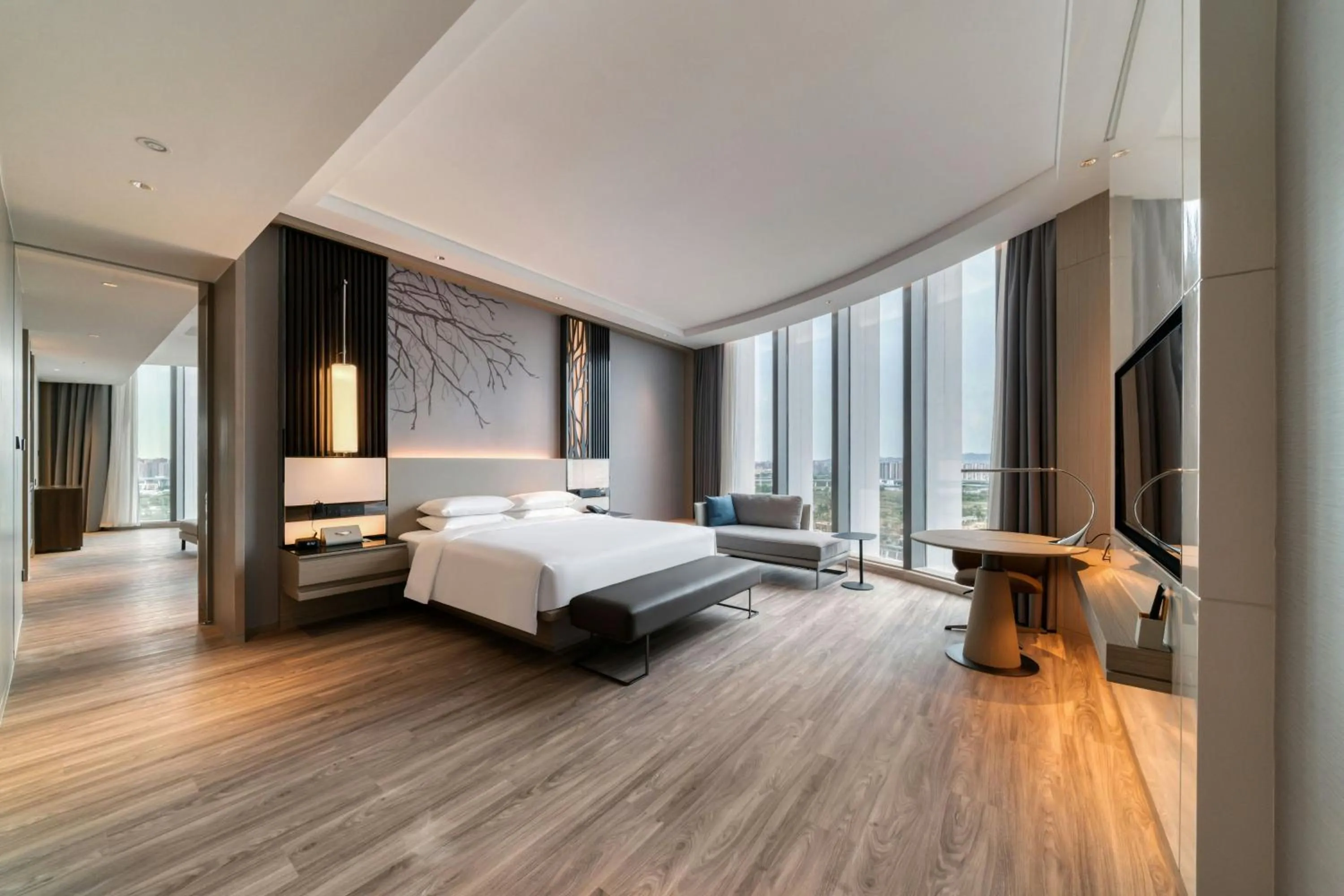 Bedroom, Bed in Courtyard by Marriott Hangzhou Xihu