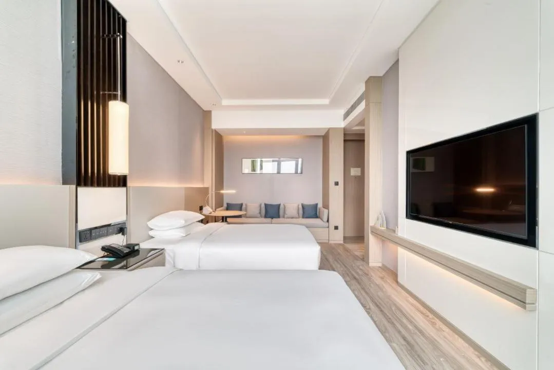 Bedroom, Bed in Courtyard by Marriott Hangzhou Xihu