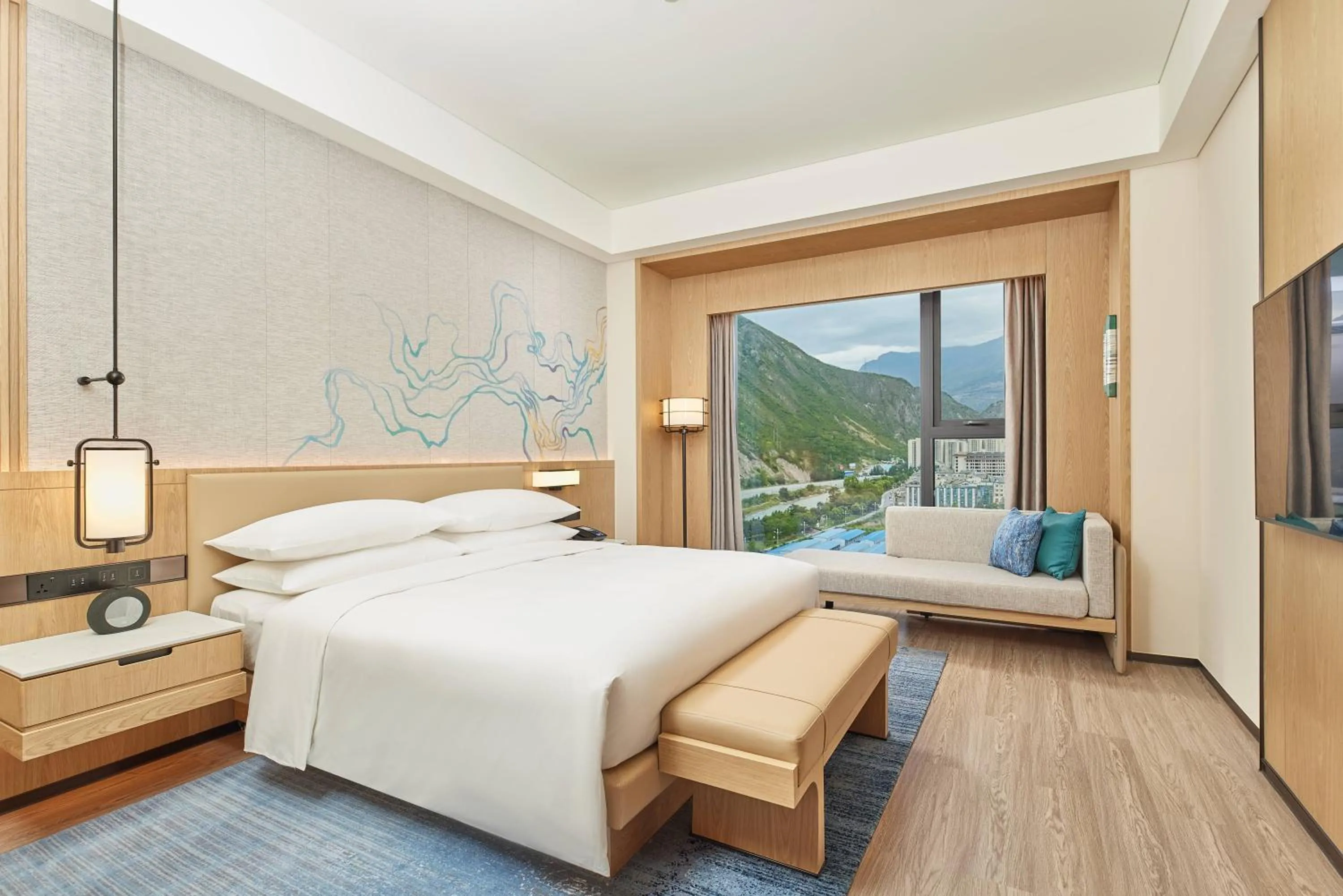 Photo of the whole room, Bed in Delta Hotels by Marriott Jiuzhaigou