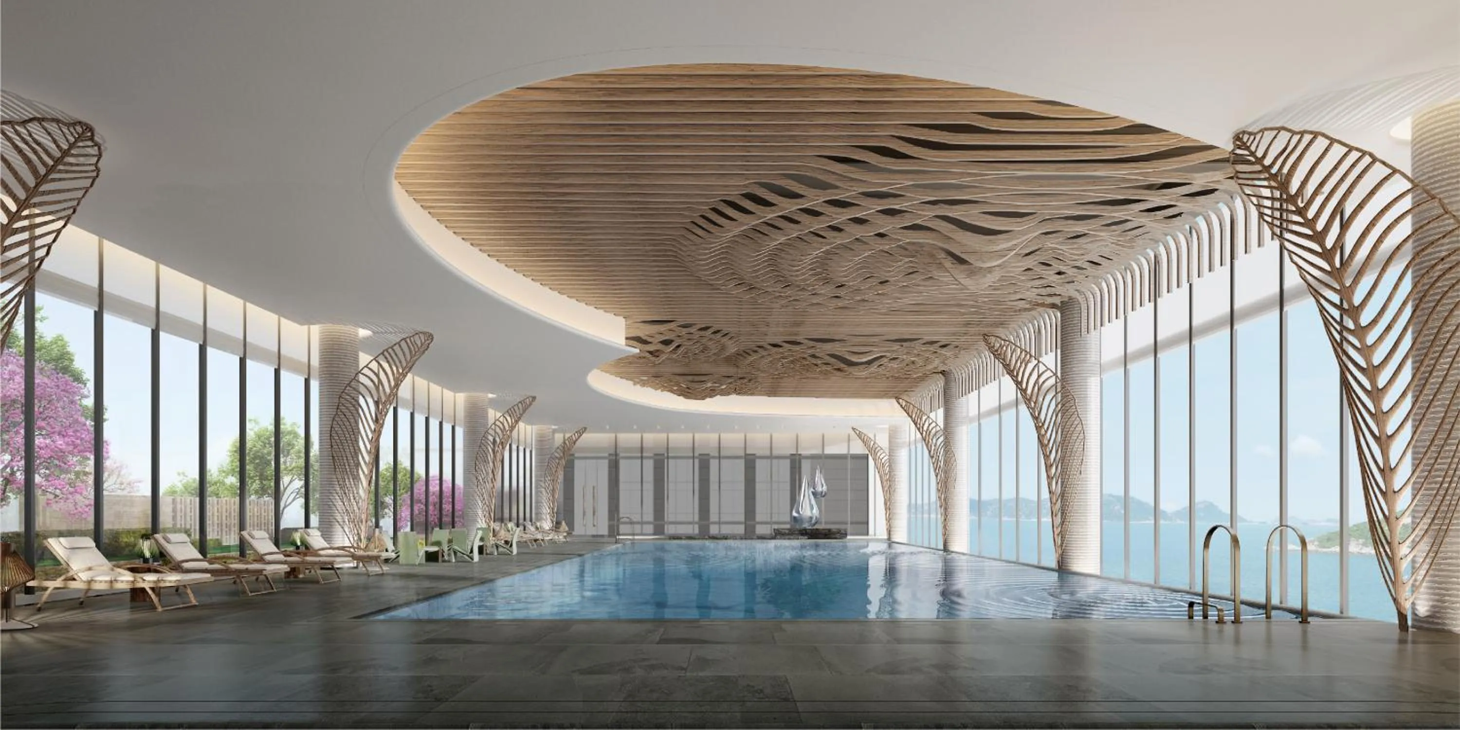 Swimming pool in The Westin Yantai