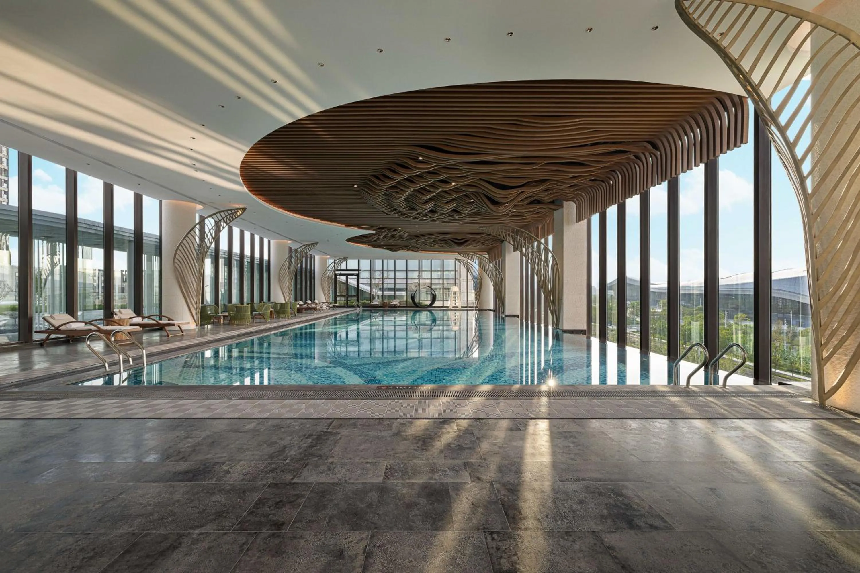 Swimming pool in The Westin Yantai