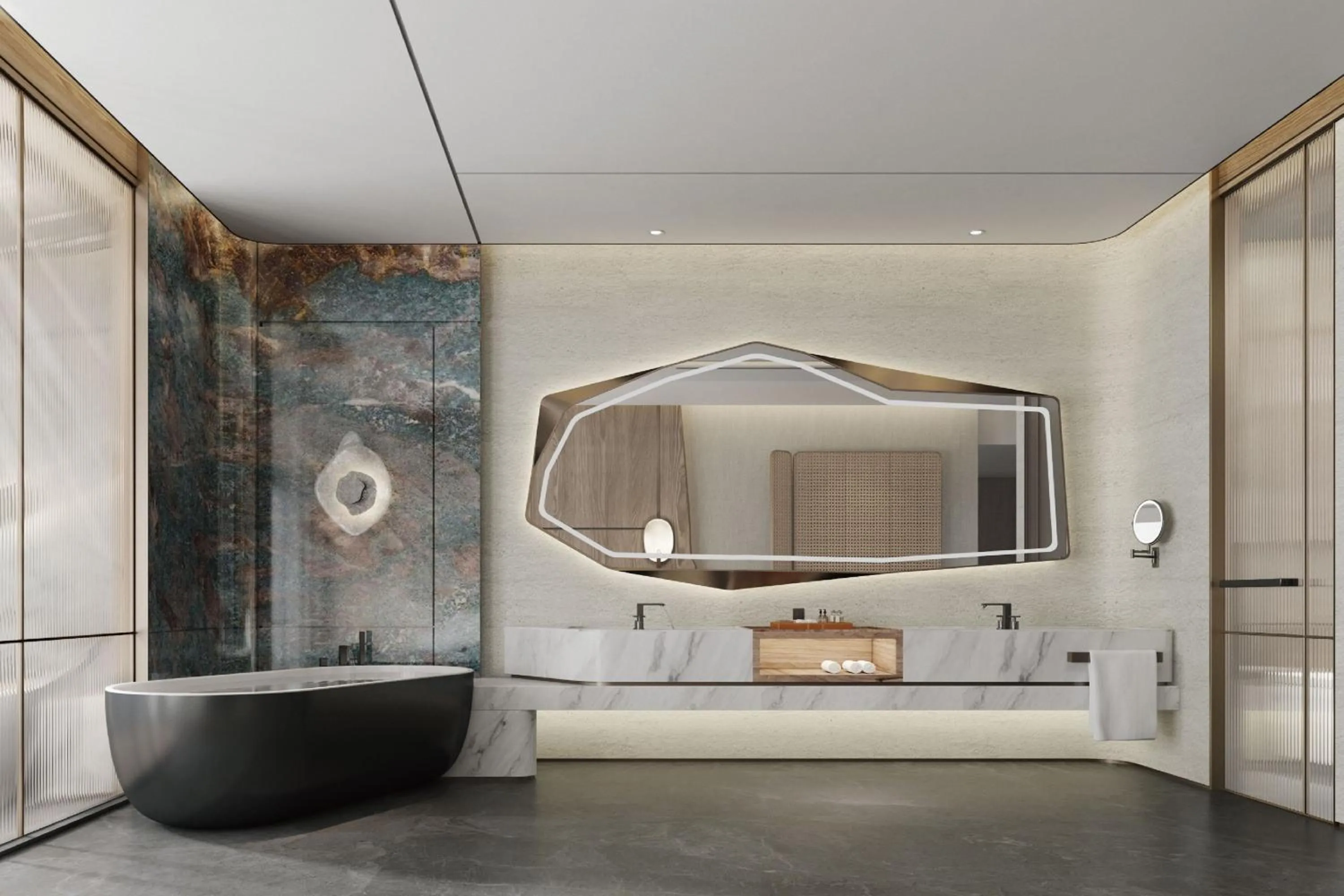 Photo of the whole room, Bed in The Westin Yantai