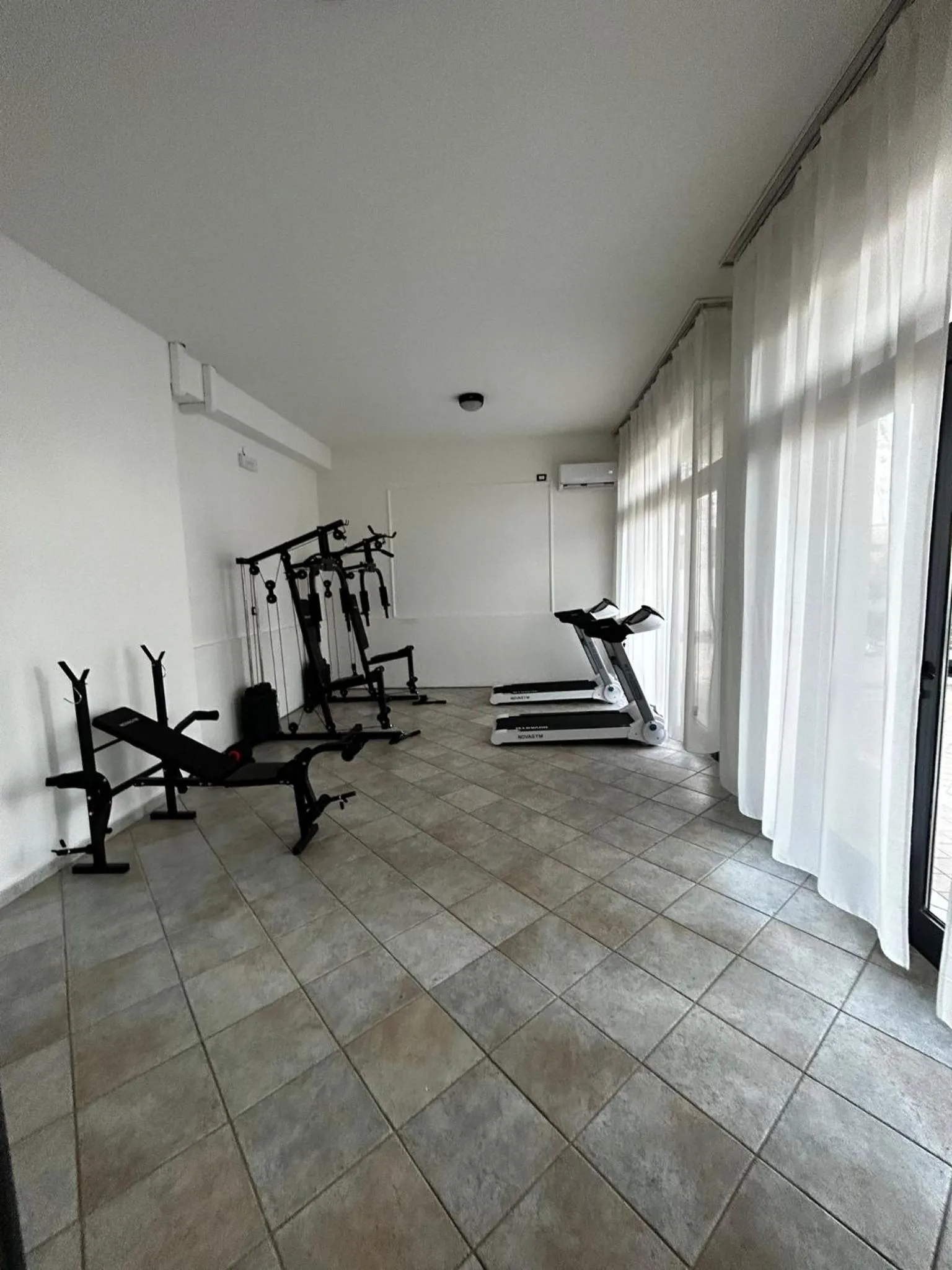 Fitness centre/facilities in Hotel Perla