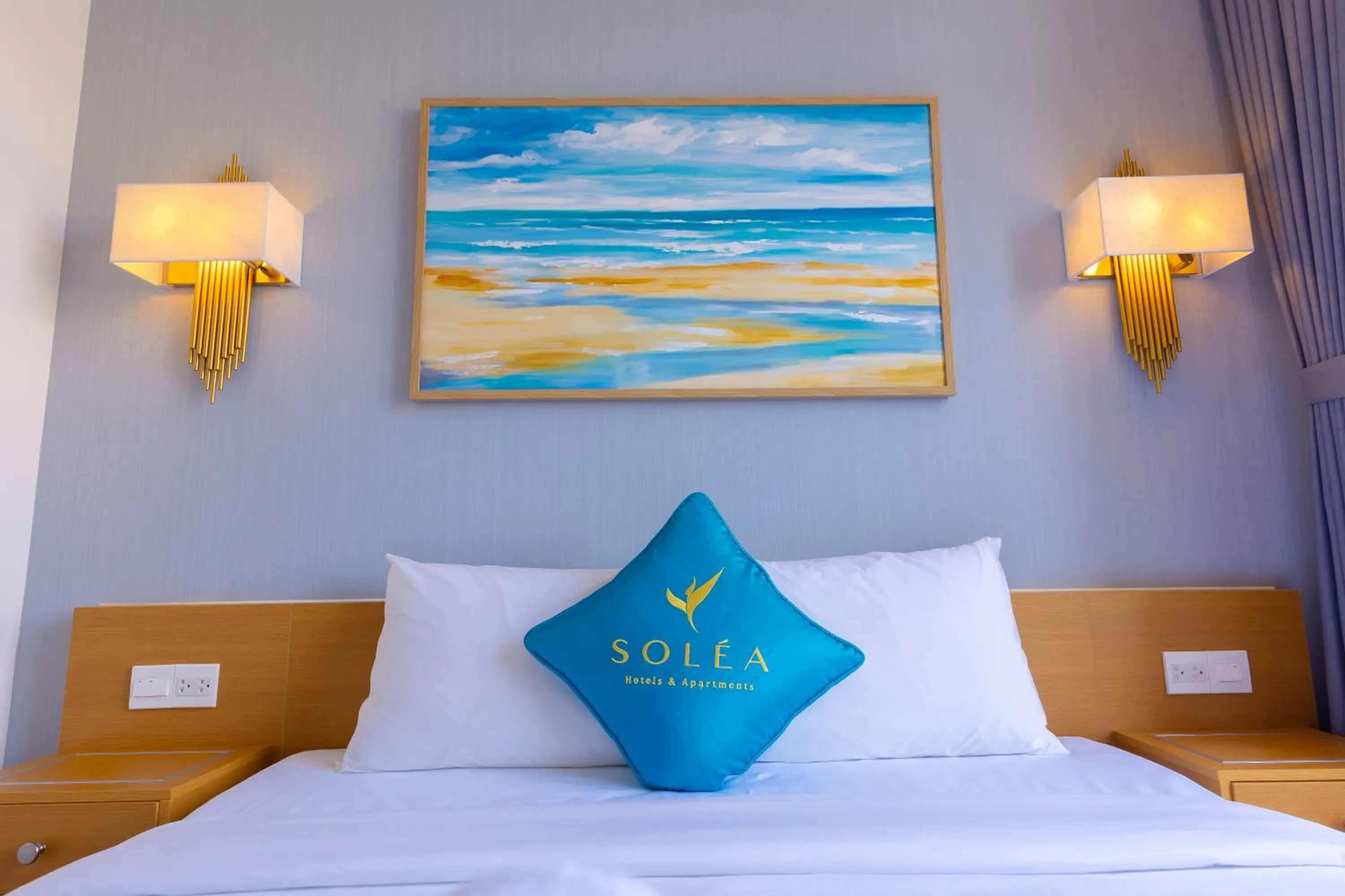 Bed in SOLÉA Hotel GrandWorld Phu Quoc