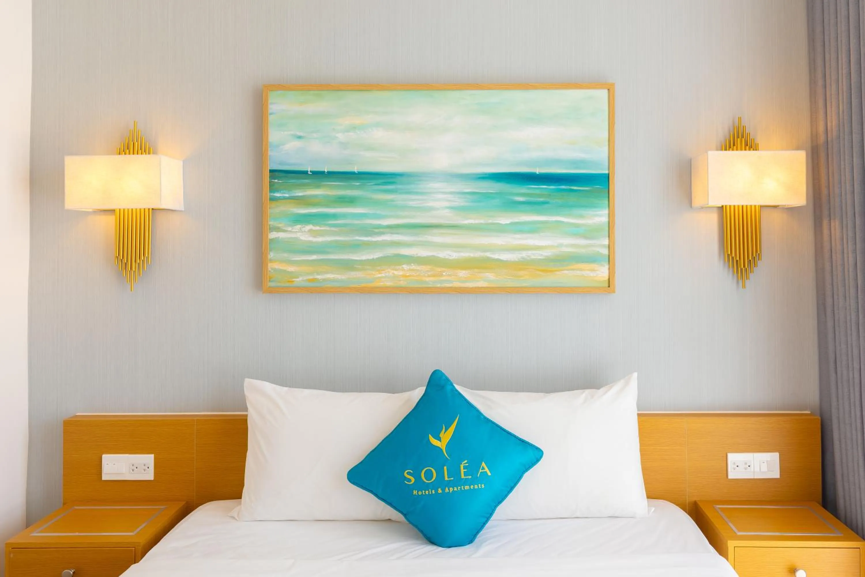 Bed in SOLÉA Hotel GrandWorld Phu Quoc