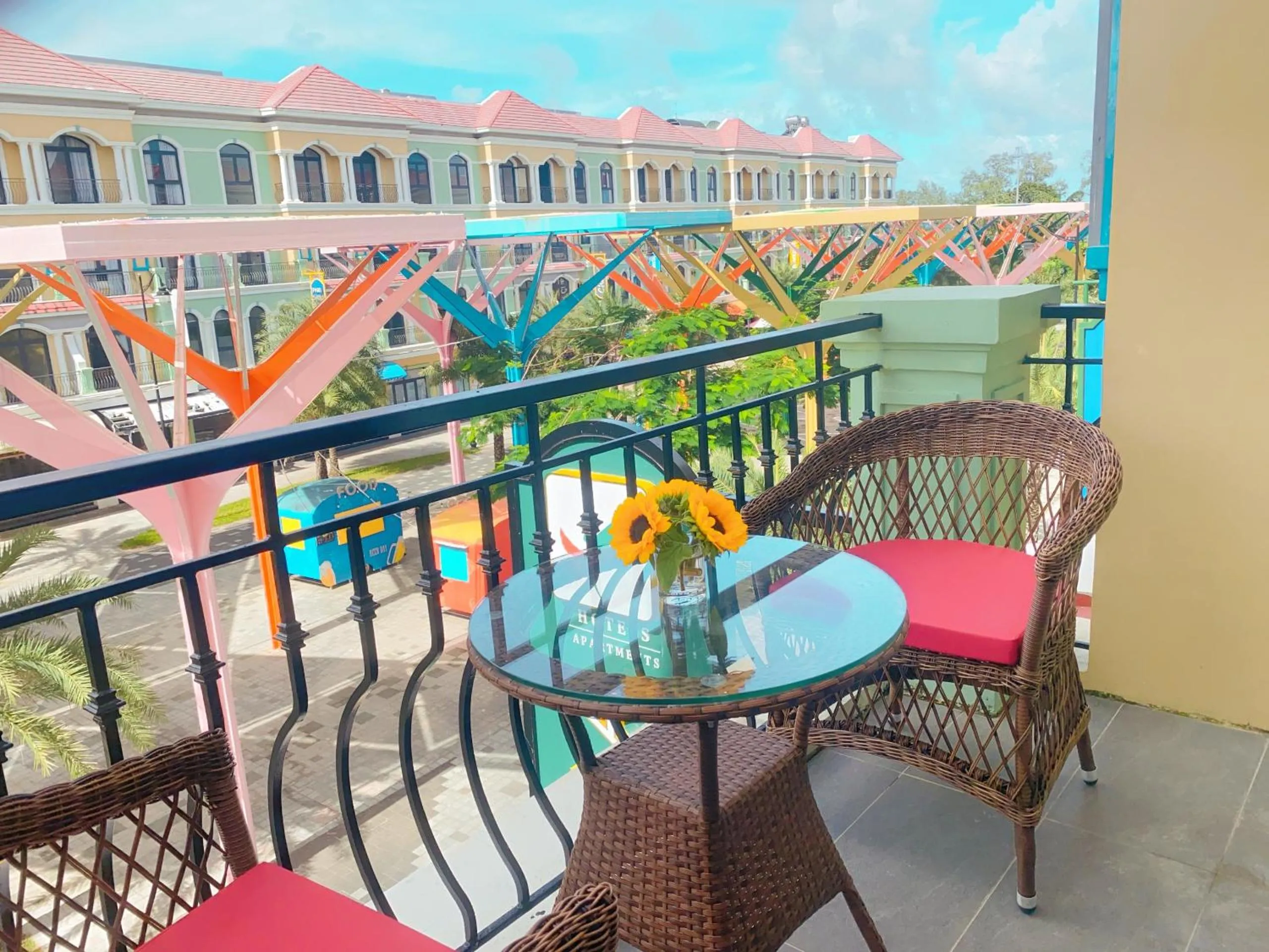 Patio in SOLÉA Hotel GrandWorld Phu Quoc