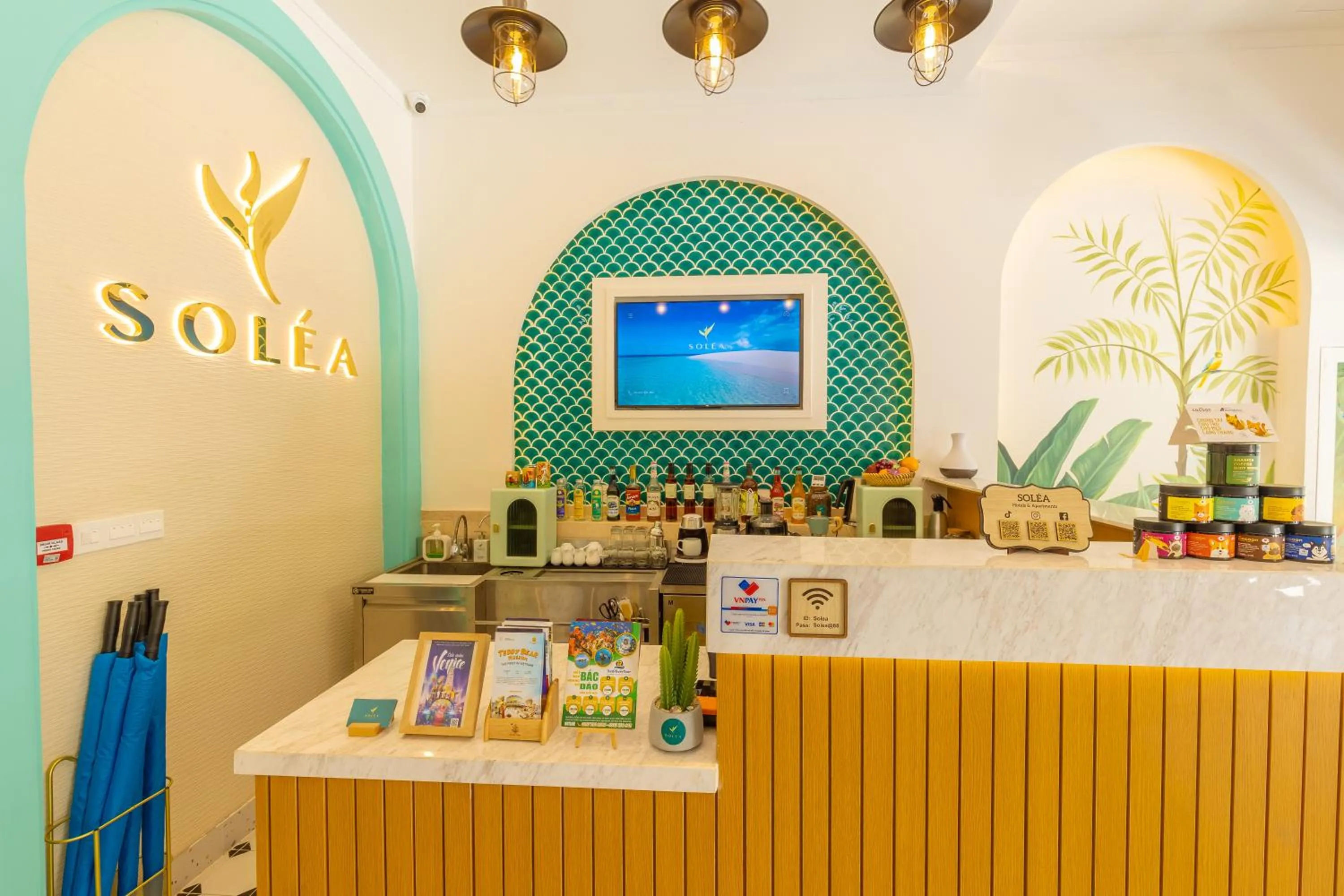 Lobby or reception in SOLÉA Hotel GrandWorld Phu Quoc