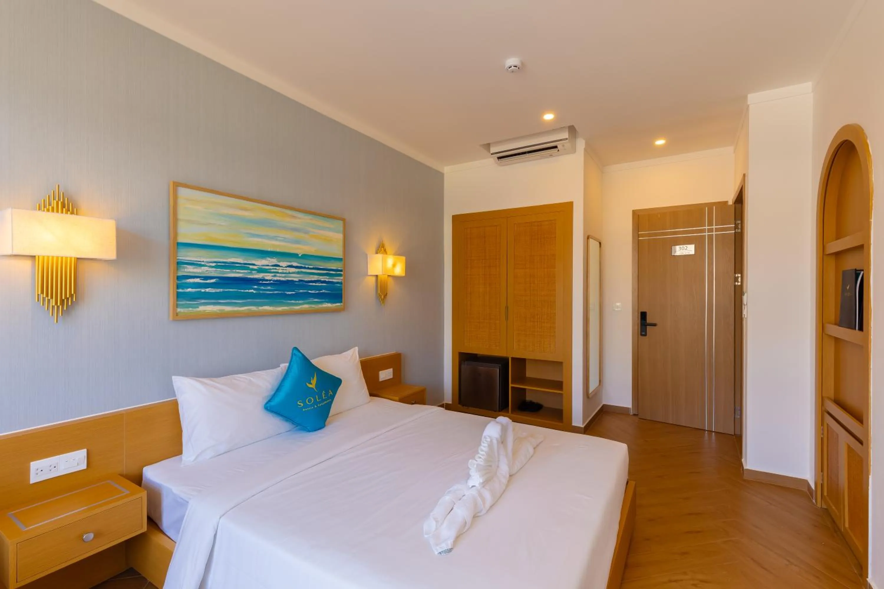 Bed in SOLÉA Hotel GrandWorld Phu Quoc