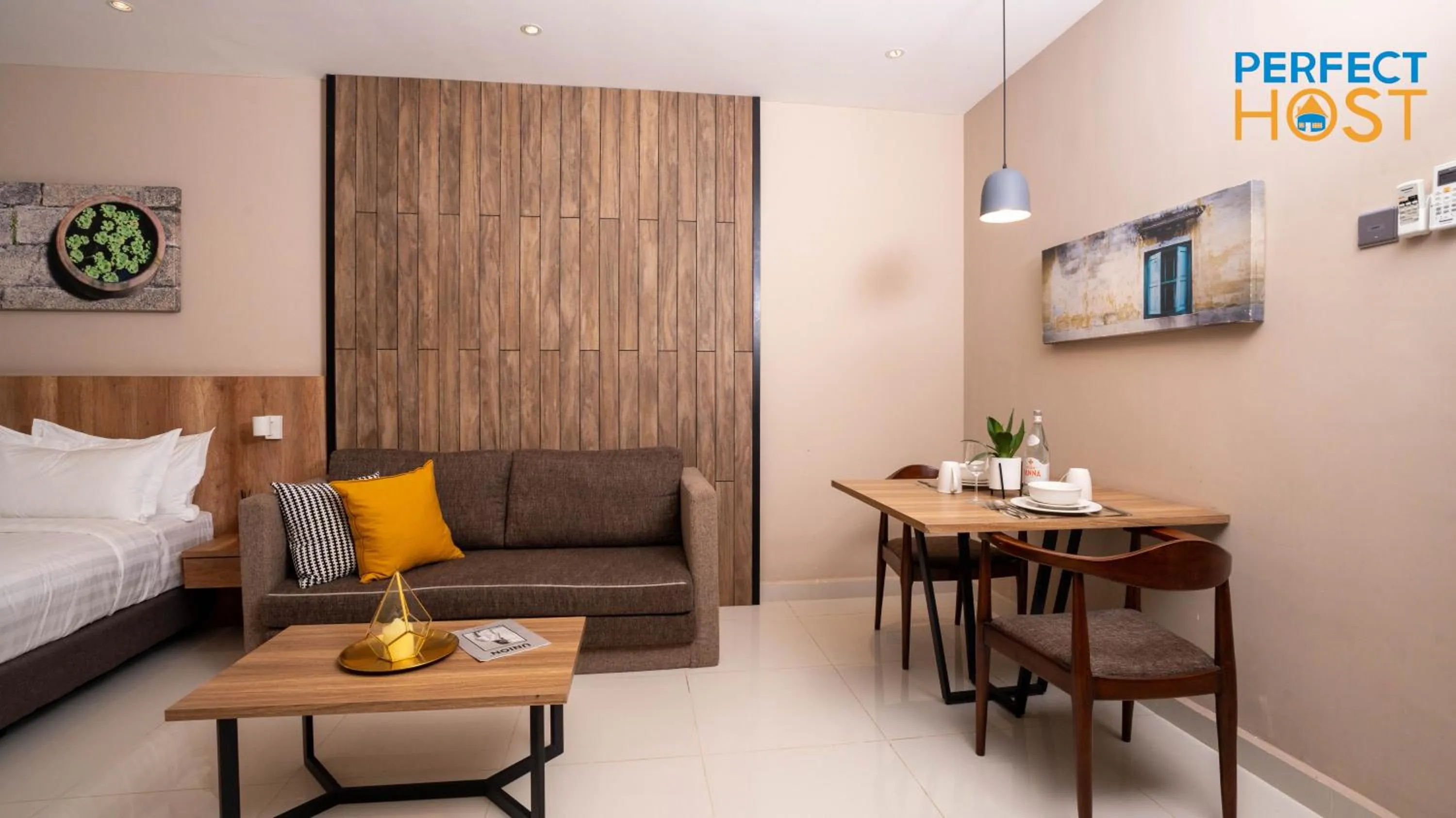 Seating area in Damai Laut Escape by Perfect Host