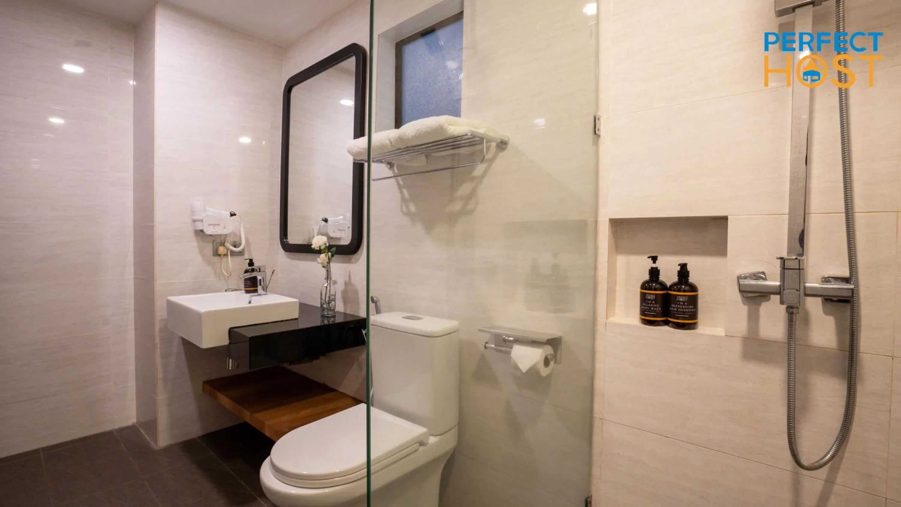 Shower in Damai Laut Escape by Perfect Host