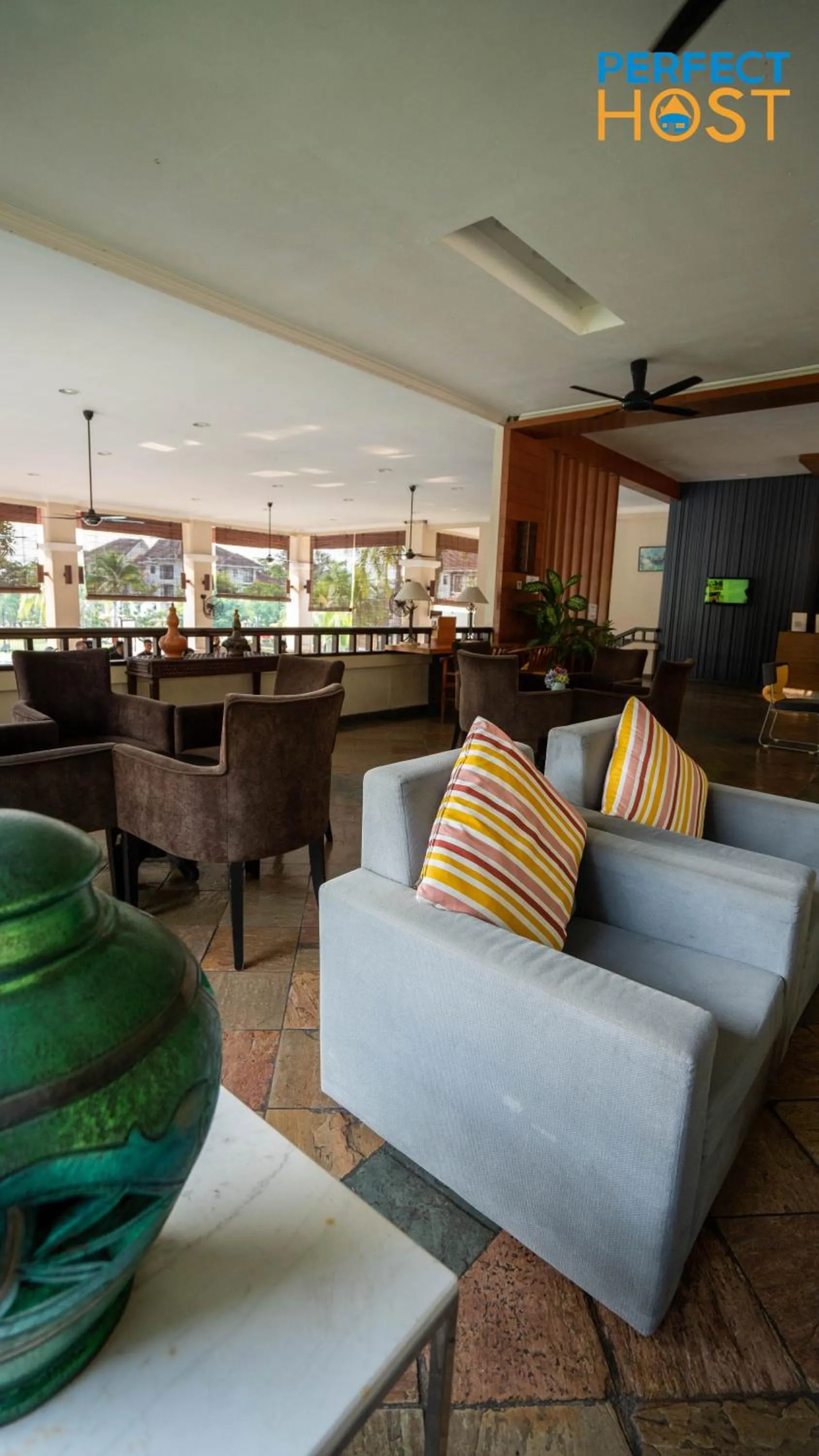 Seating area in Damai Laut Escape by Perfect Host
