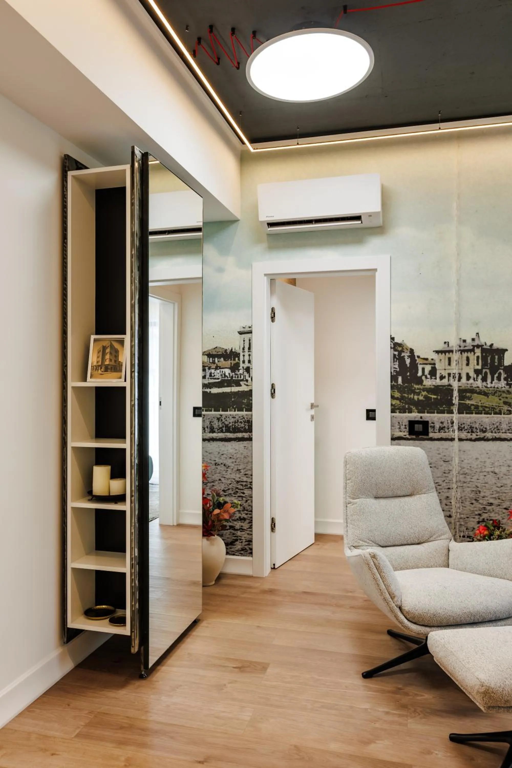 Living room in Rosetti One