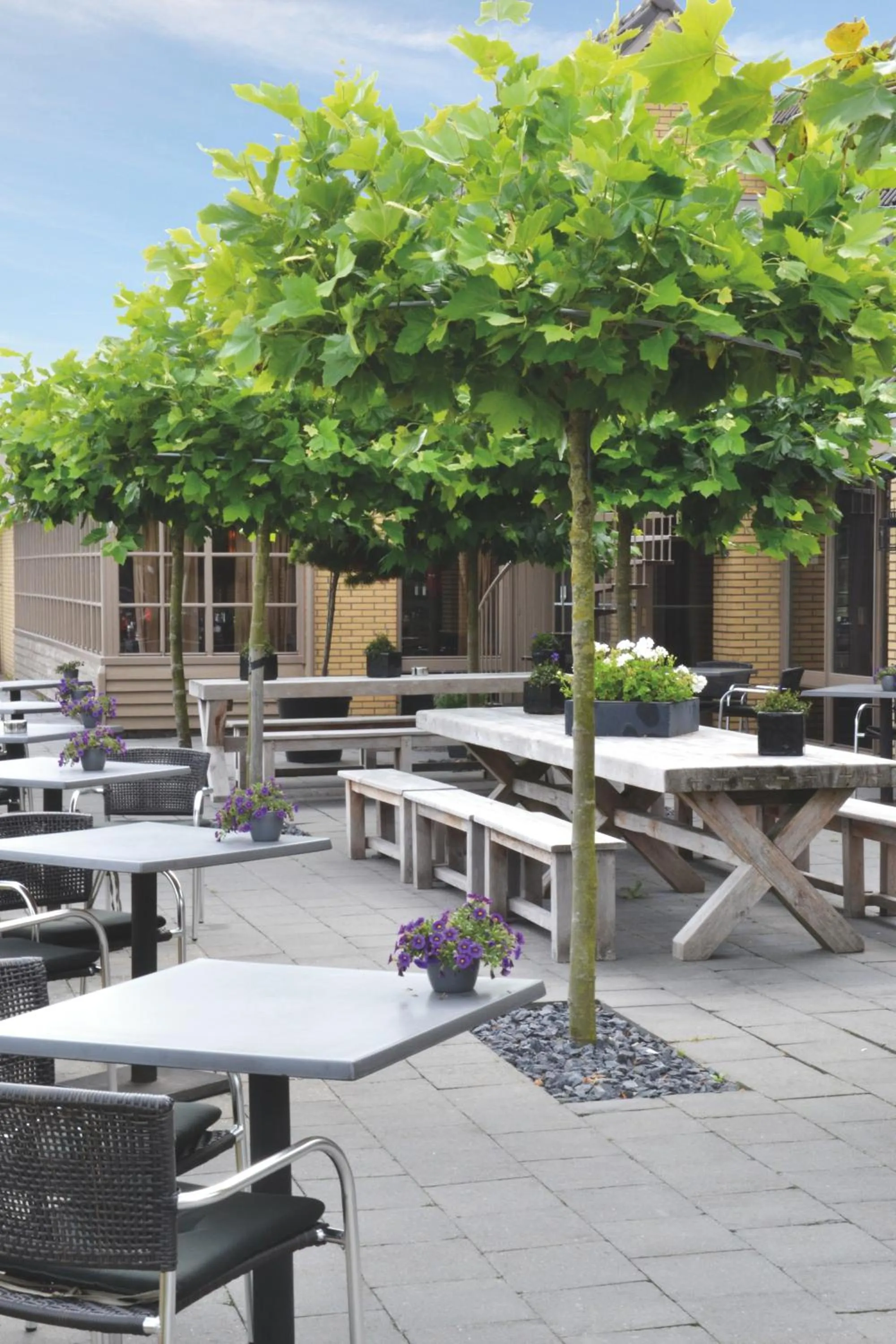 Balcony/Terrace in Fletcher Hotel - Restaurant Heiloo