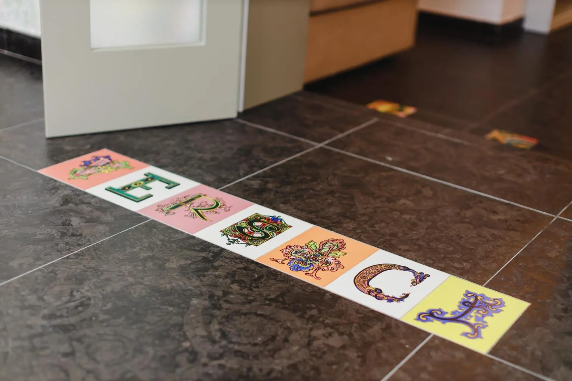 Decorative detail in Incentro Domus