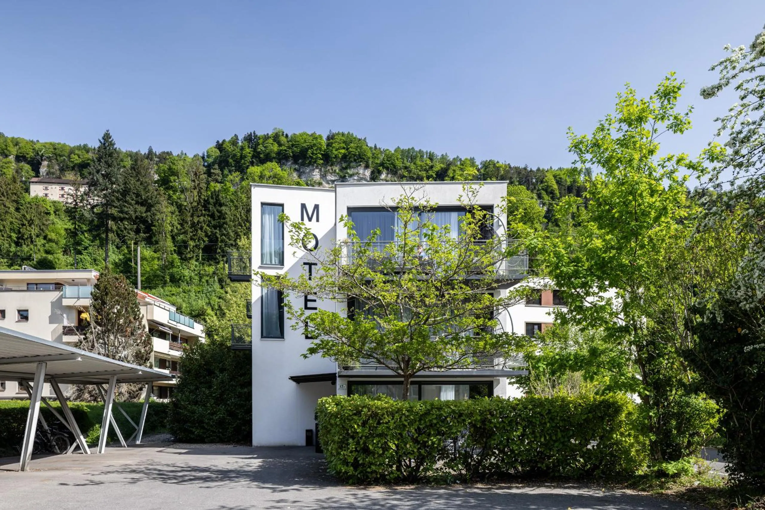 Property building in Motel by Maier Feldkirch - kontaktloser Check-in