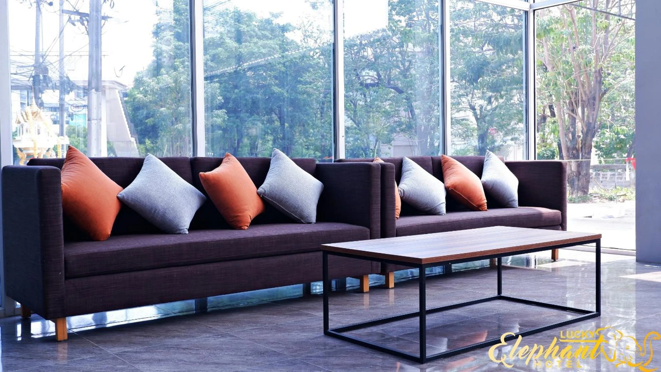 Lobby or reception in Lucky Elephant Hotel