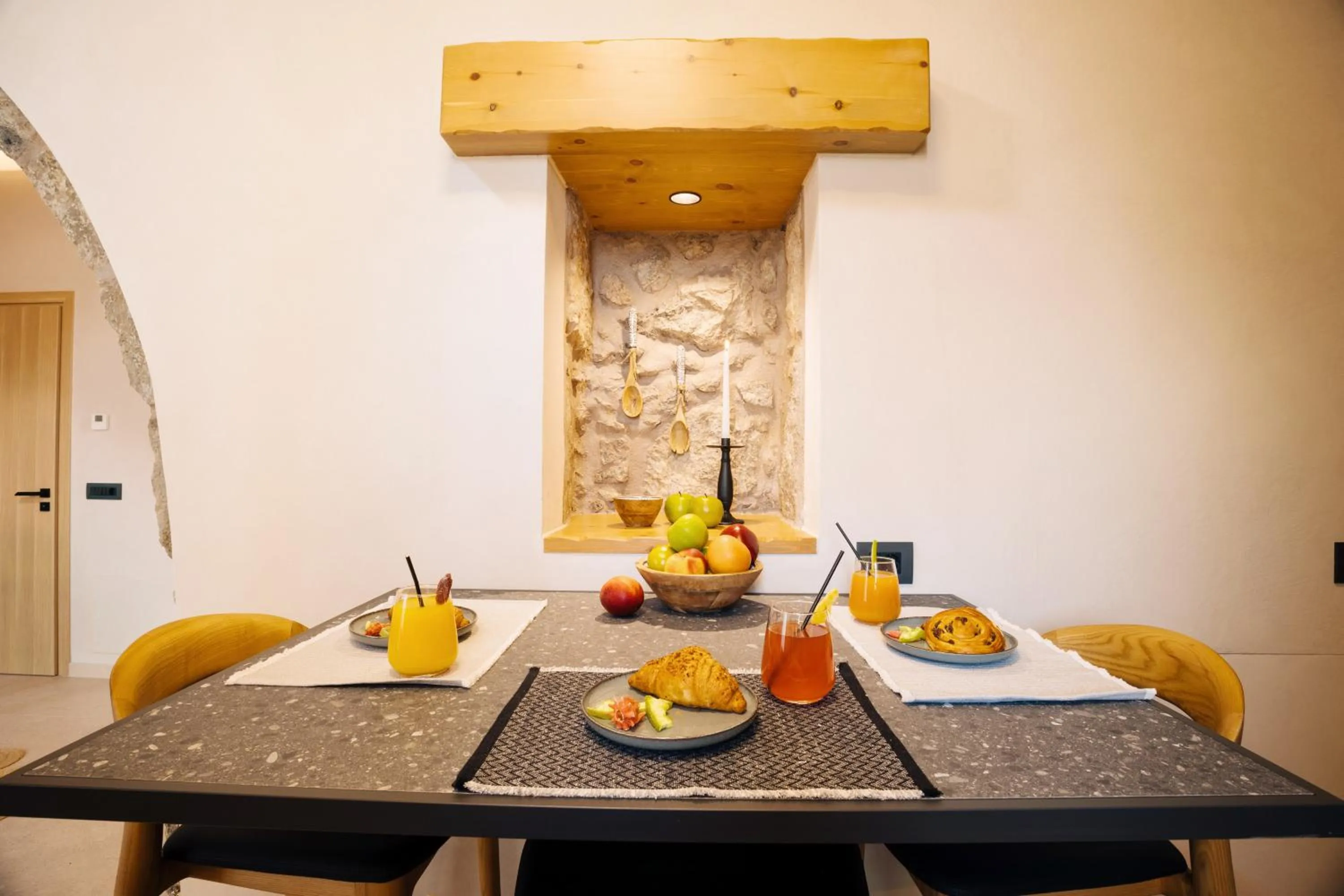 Dining area in Mirthea Suites