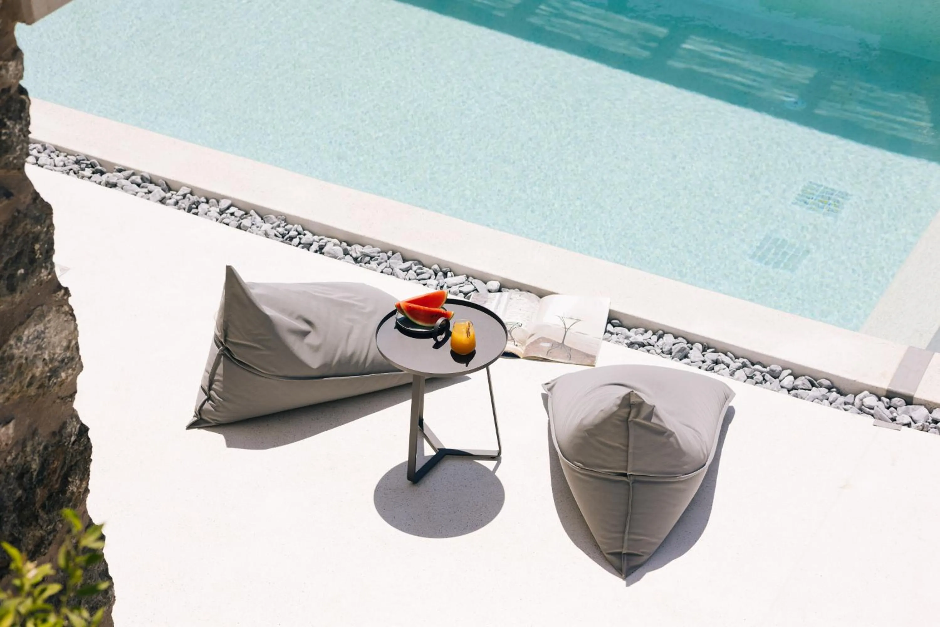 Pool view in Mirthea Suites