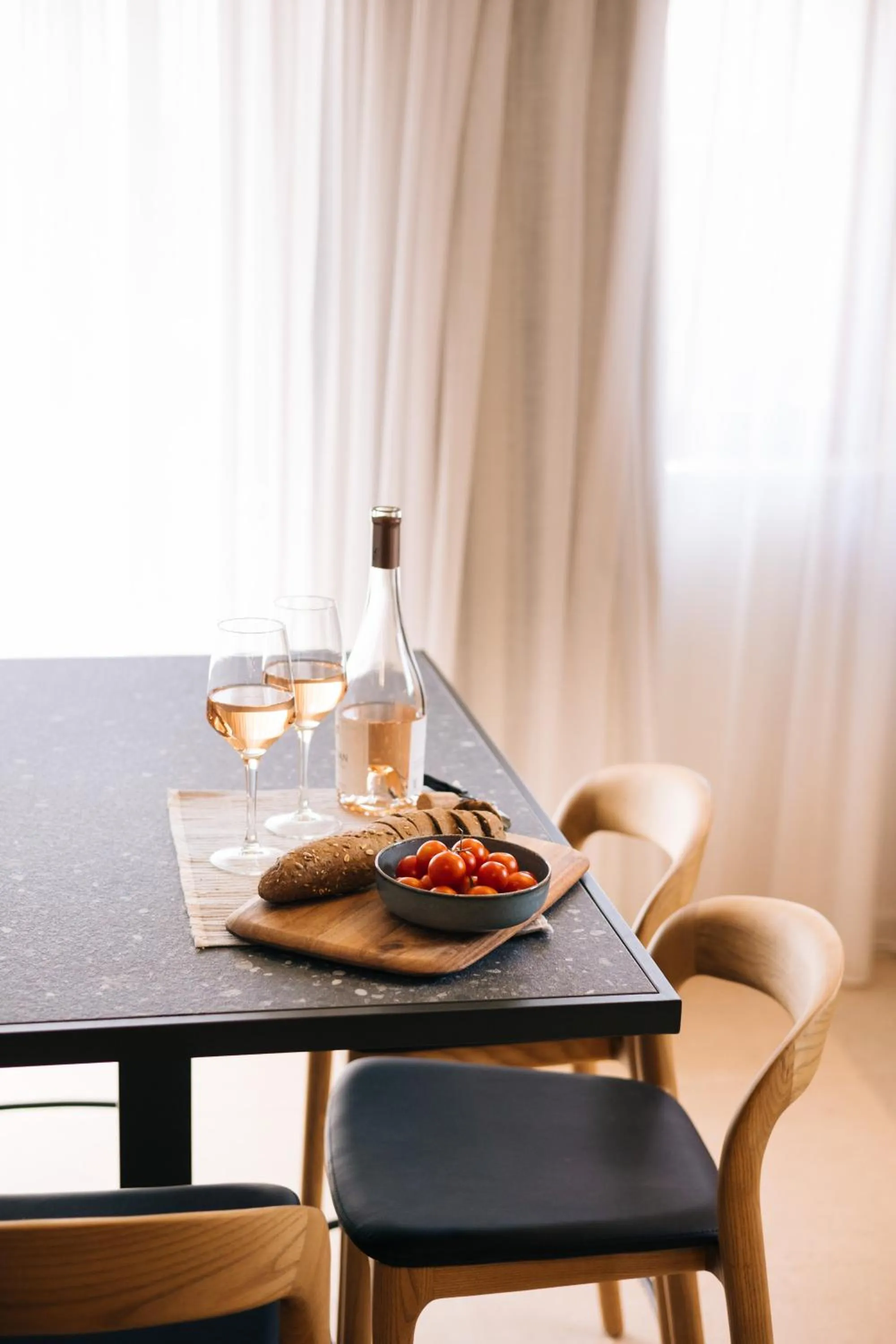 Dining area in Mirthea Suites