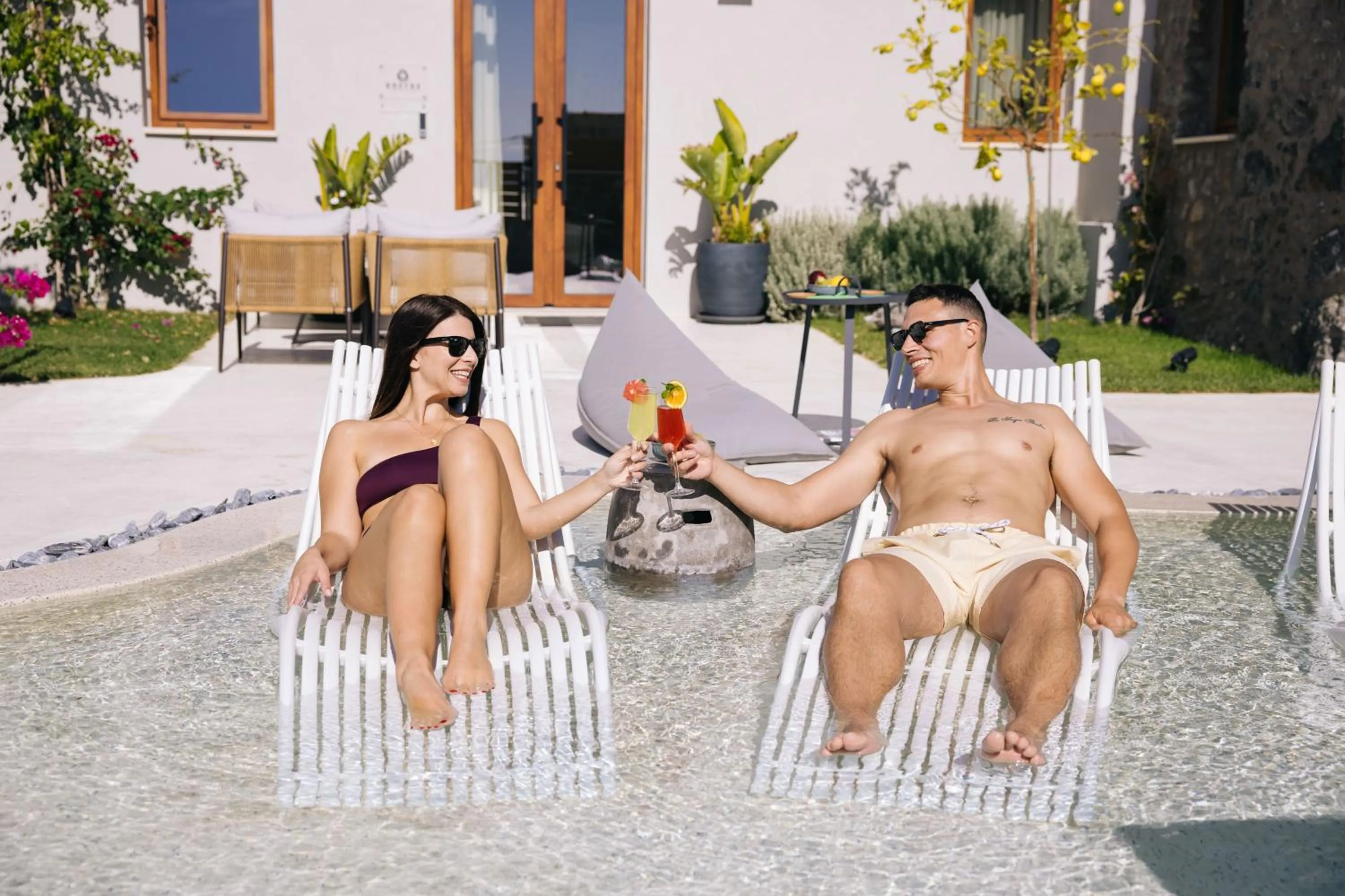 Swimming pool in Mirthea Suites