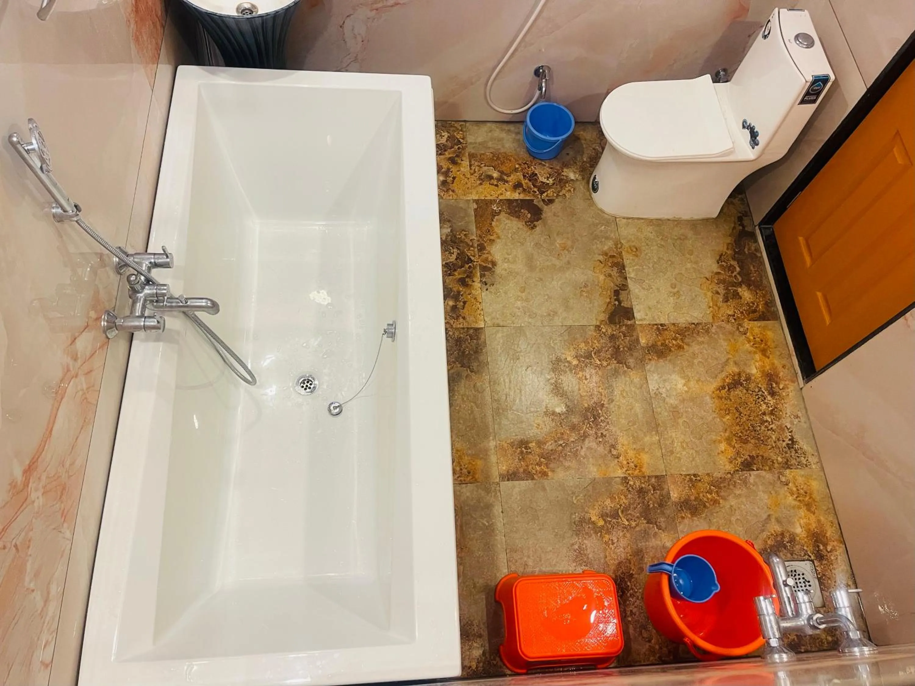 Shower in hotel saptarang residency panhala