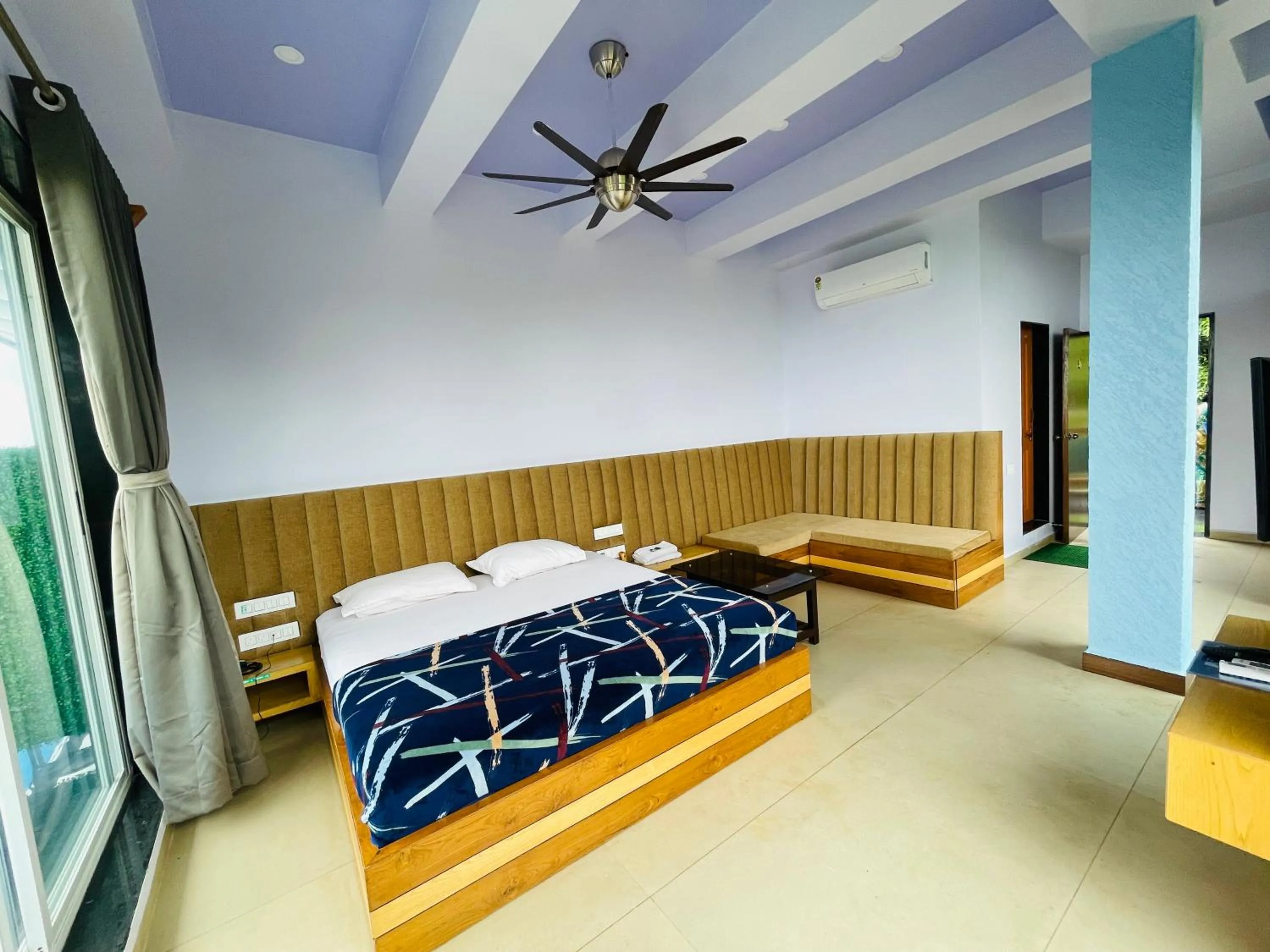 Bed in hotel saptarang residency panhala