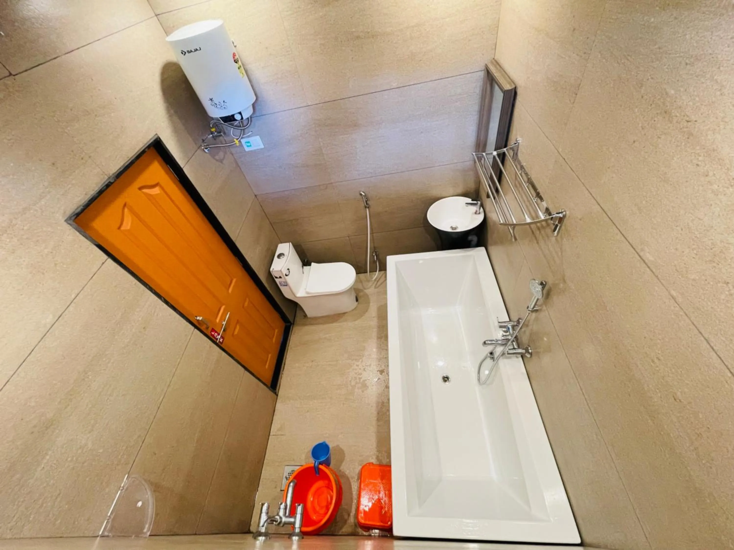 Shower in hotel saptarang residency panhala