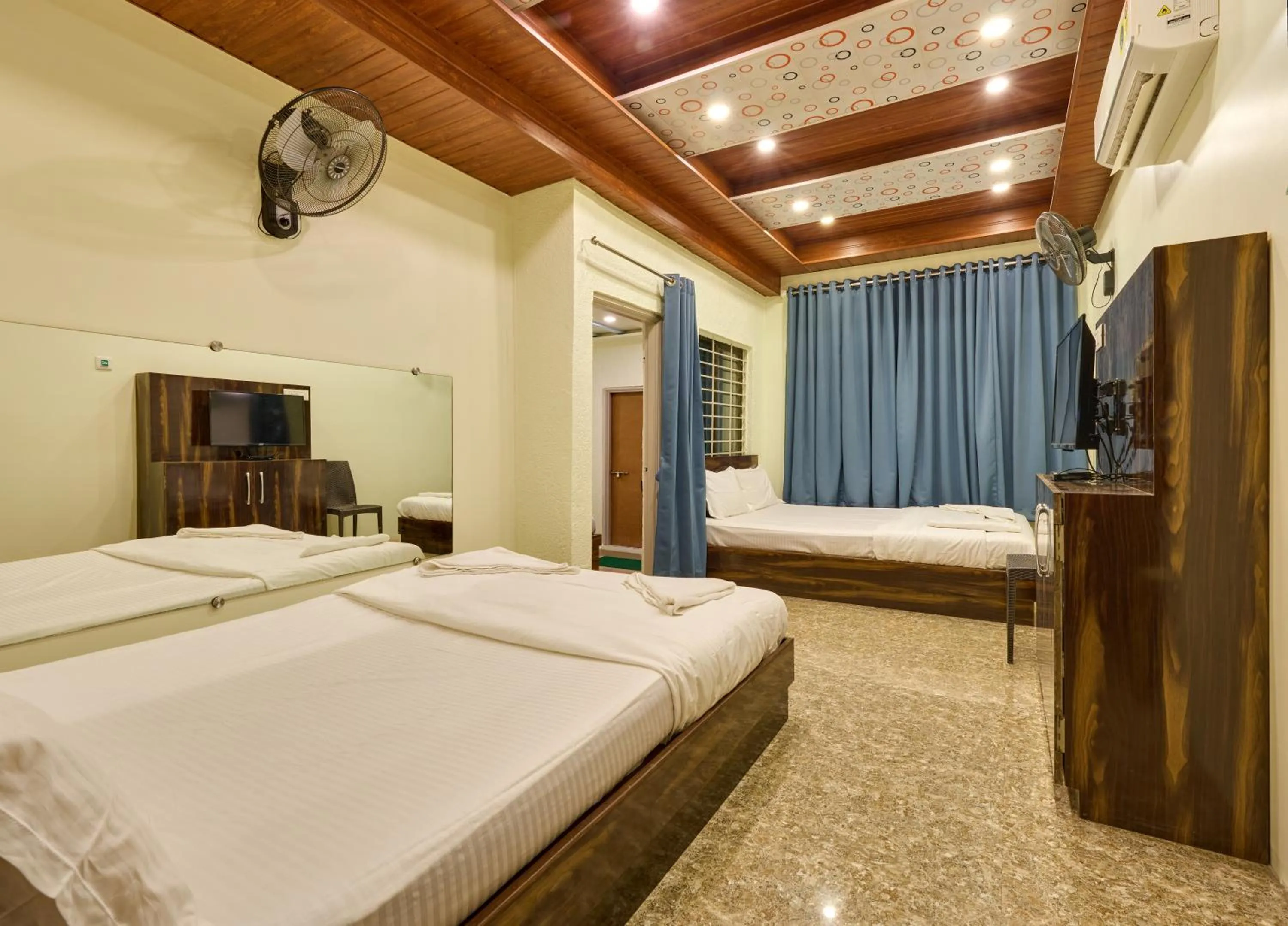 Bed in hotel saptarang residency panhala