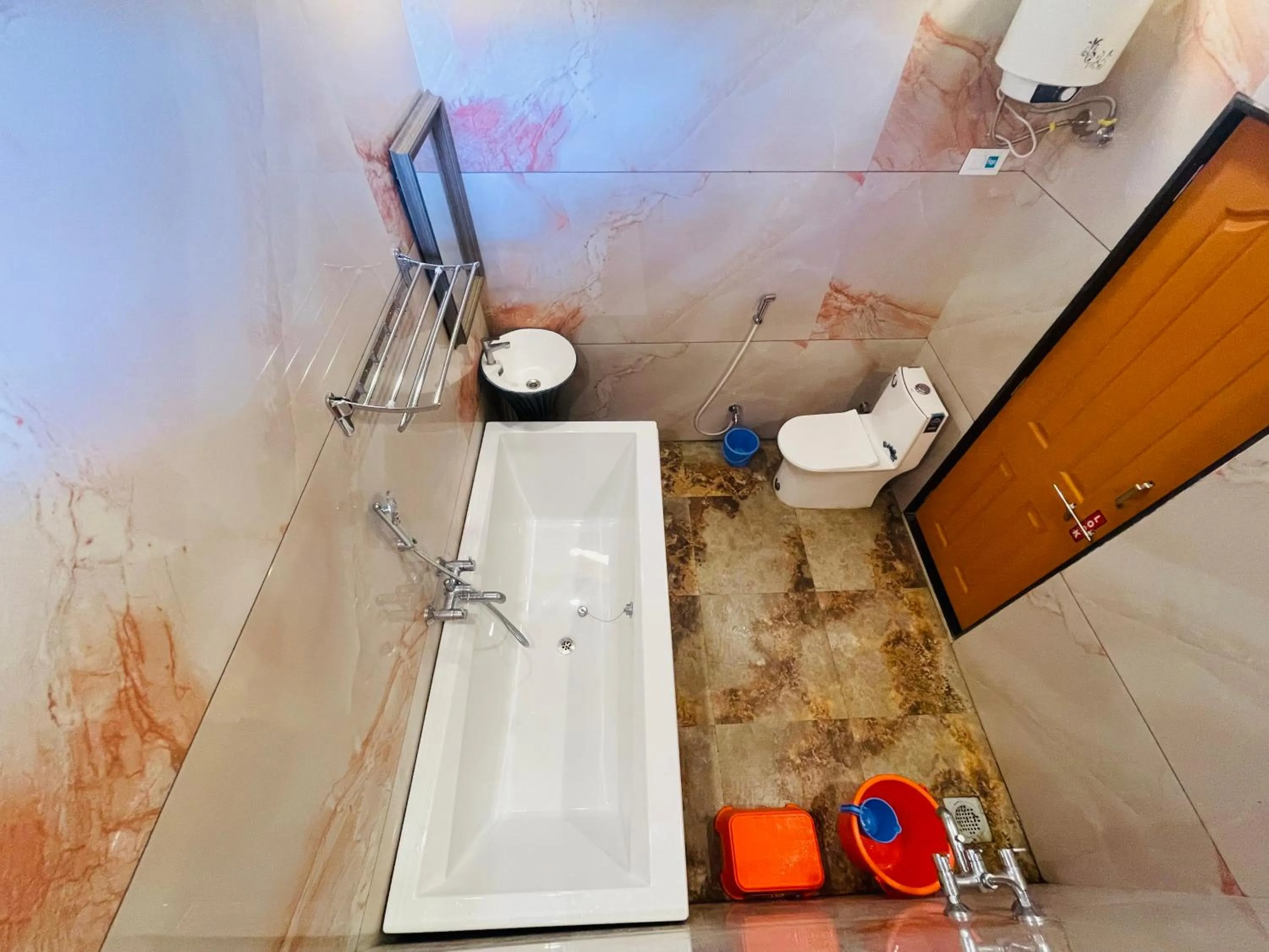 Shower in hotel saptarang residency panhala