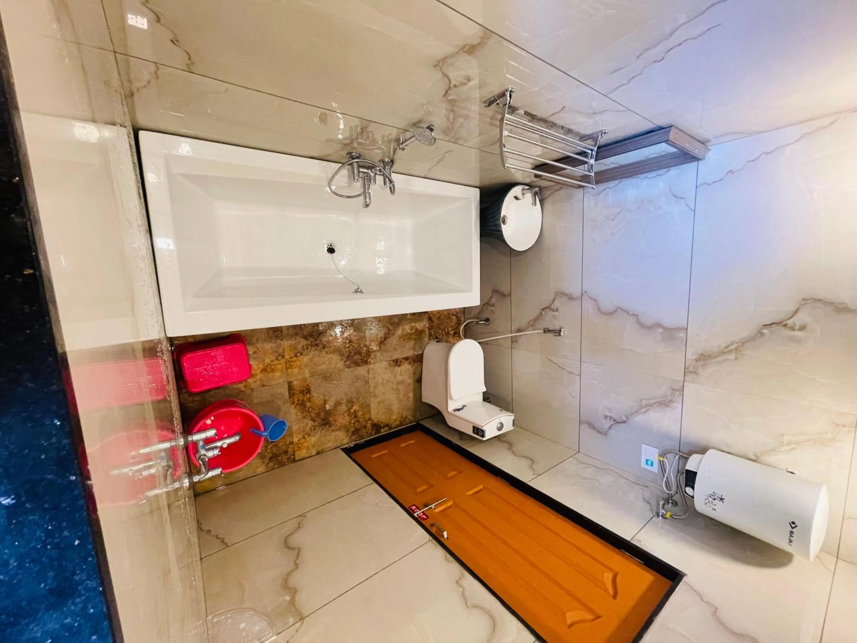 Shower in hotel saptarang residency panhala