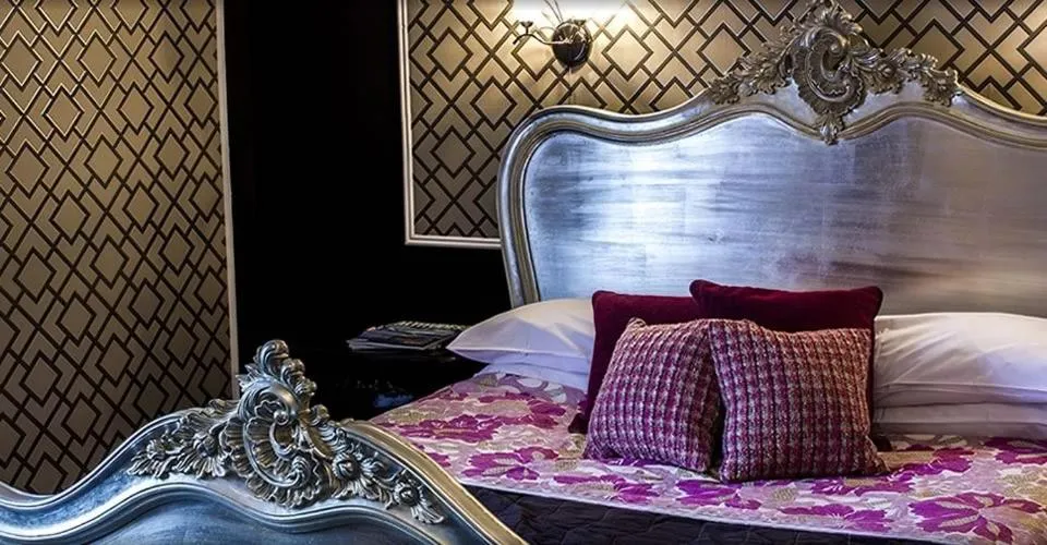 Bed in The Falcon Hotel