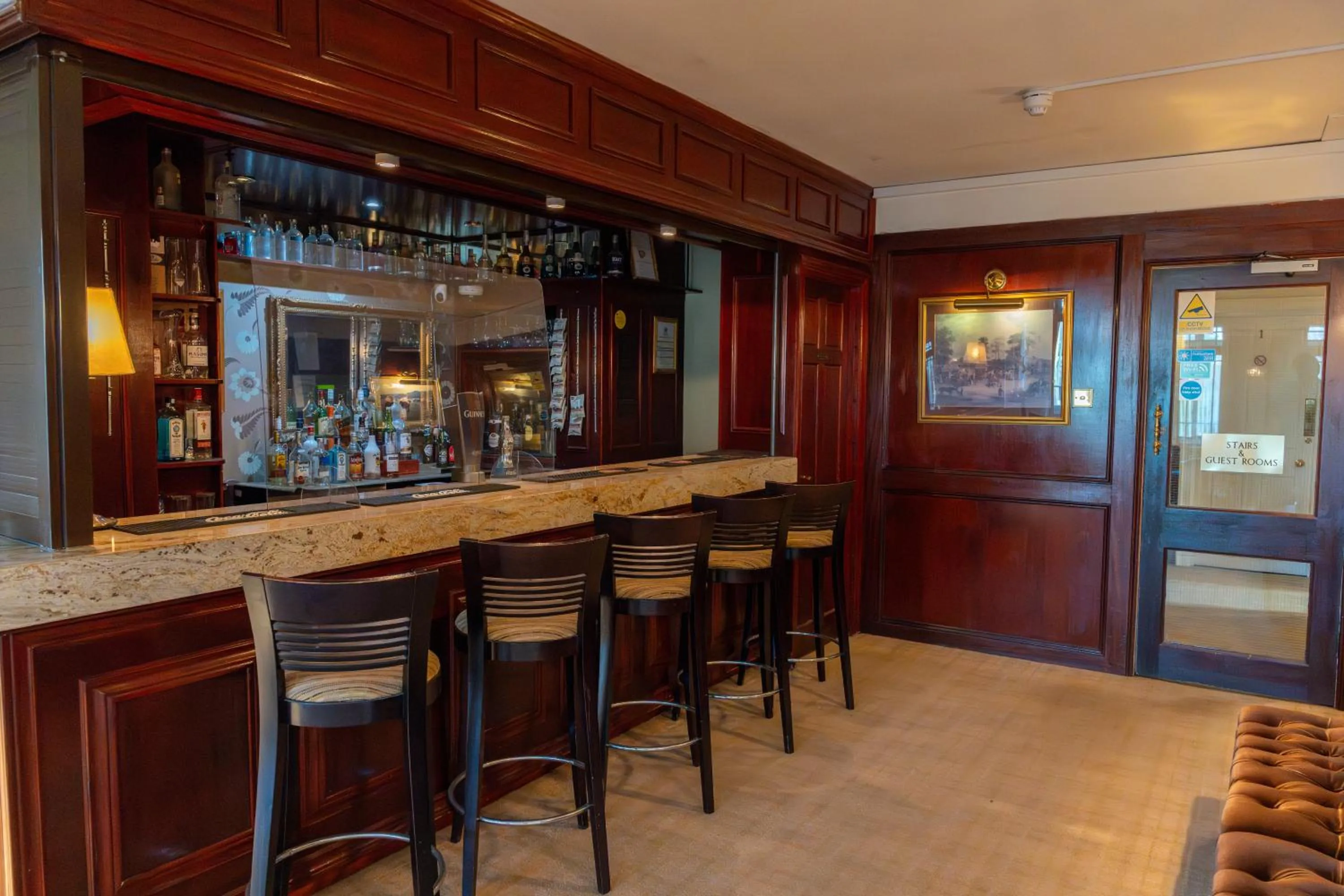 Drinks in The Falcon Hotel