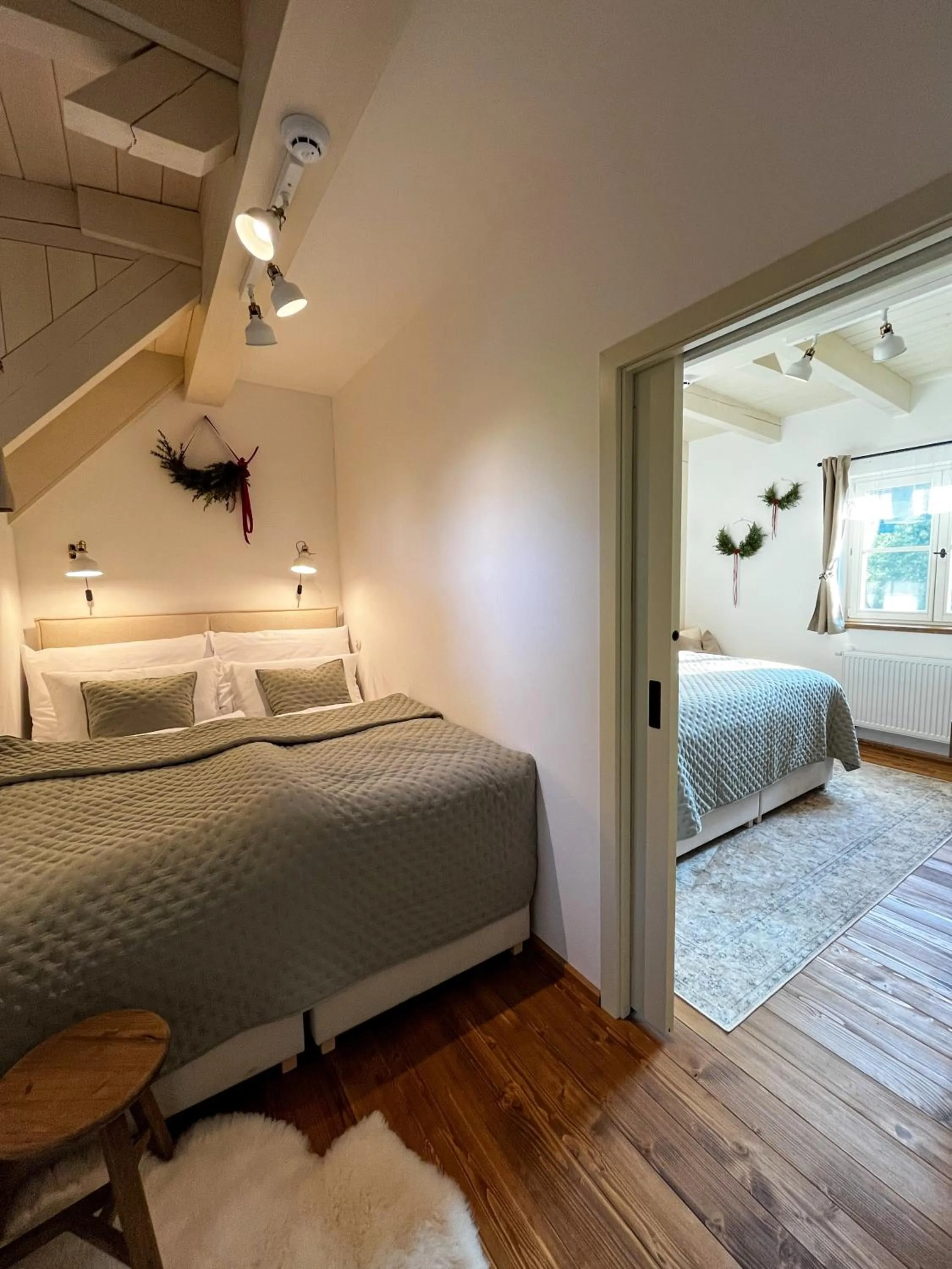 Bedroom, Bed in Apartmány v Beskydech