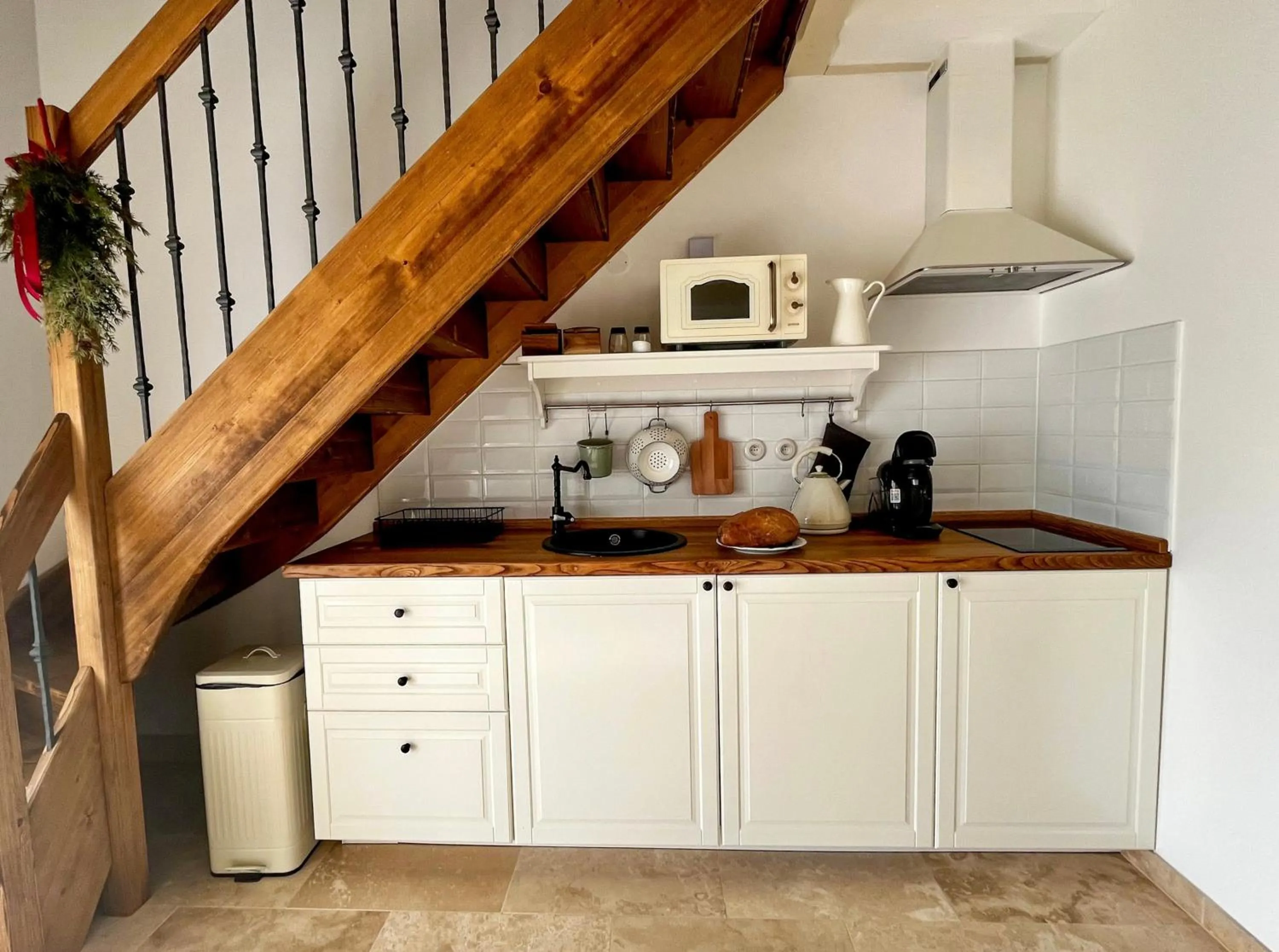 Kitchen or kitchenette in Apartmány v Beskydech