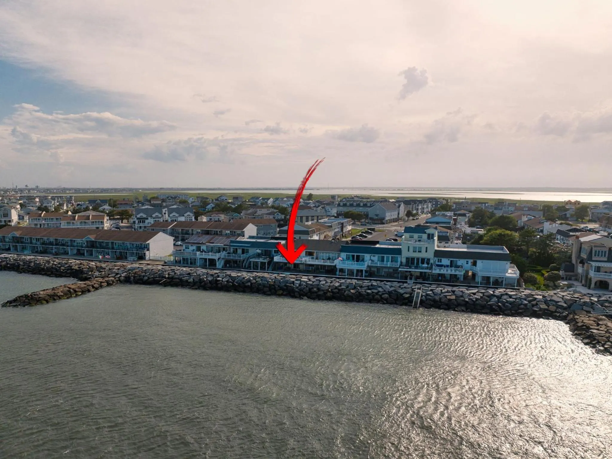 Bird's eye view in Waterfront North Wildwood Anglesea Family Retreat