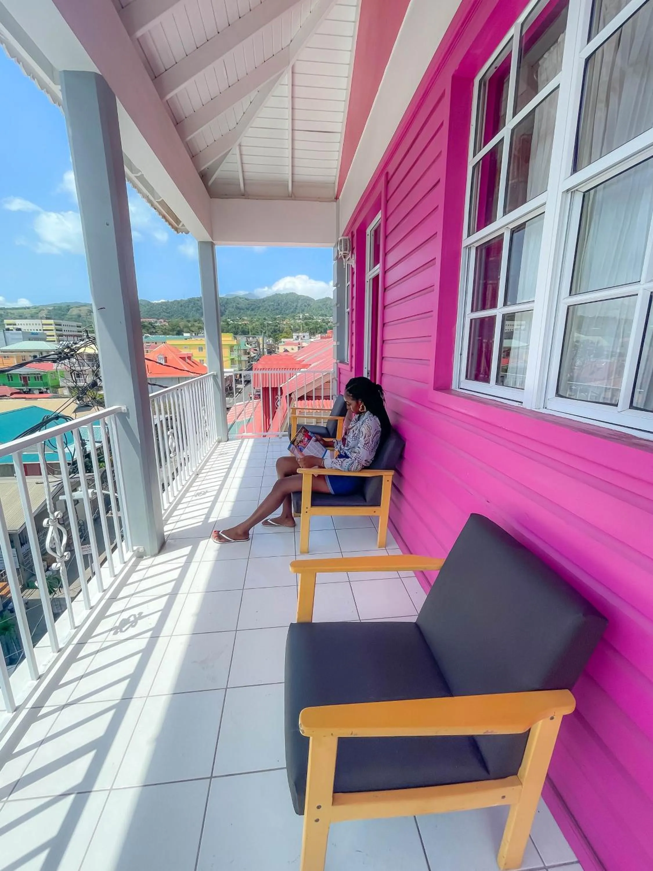 Property building in La Flamboyant Hotel