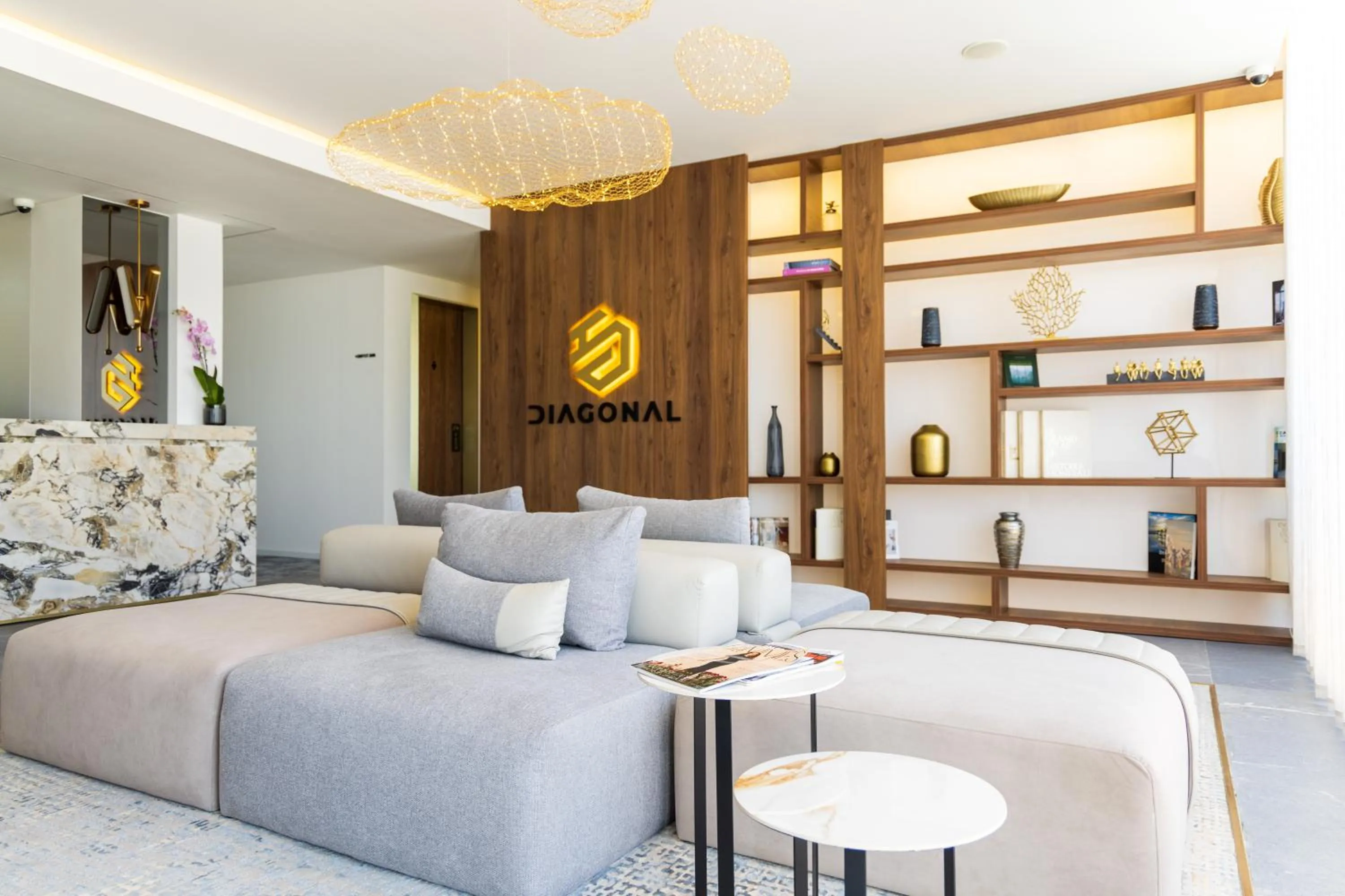 Lobby or reception in DIAGONAL HOTEL
