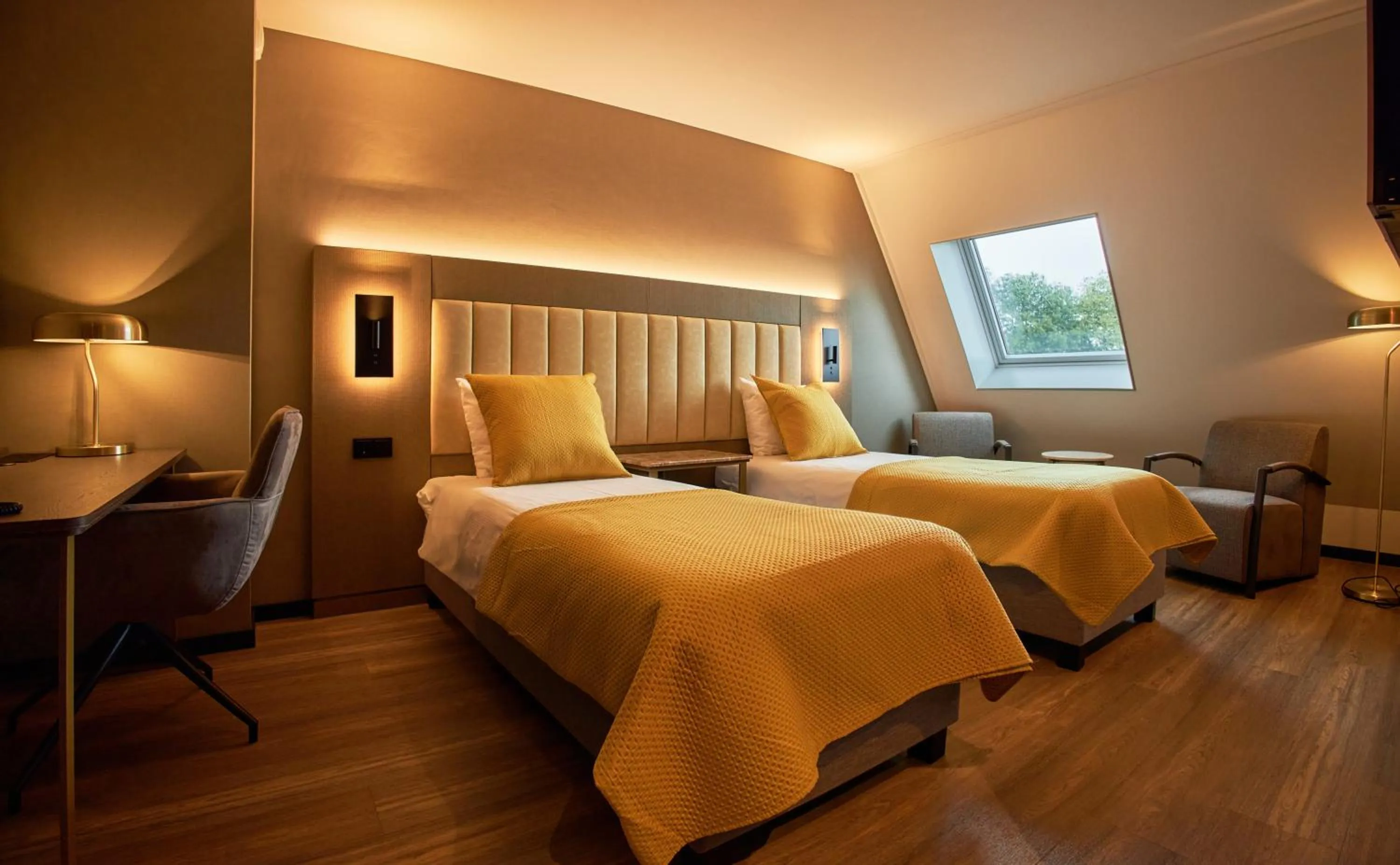 Bed in Hotel Hoogeveen