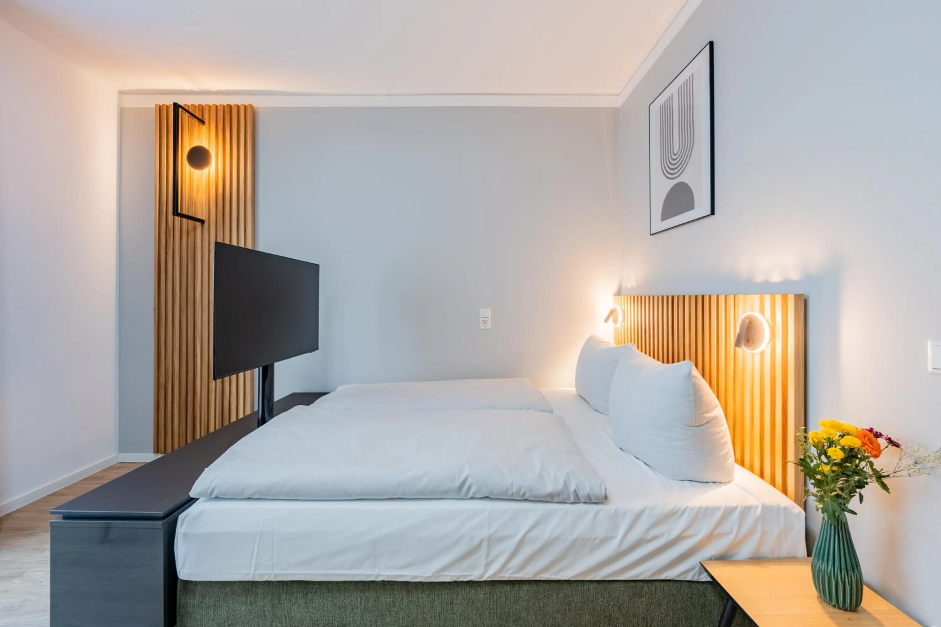 Photo of the whole room in Nena Apartments Berlin Adlershof