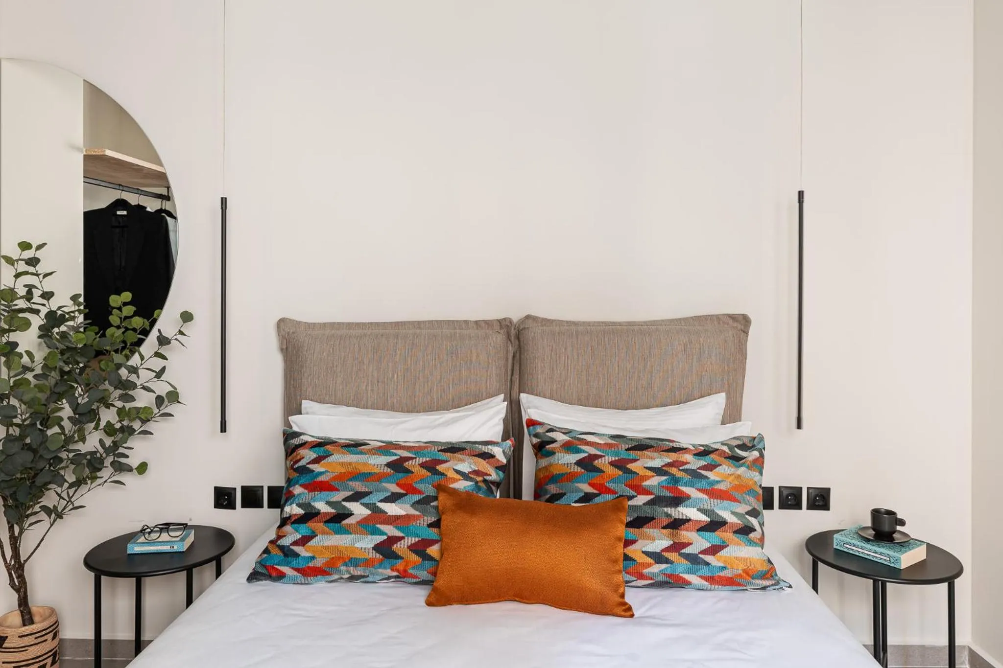 Bedroom, Bed in Airio Athens Suites