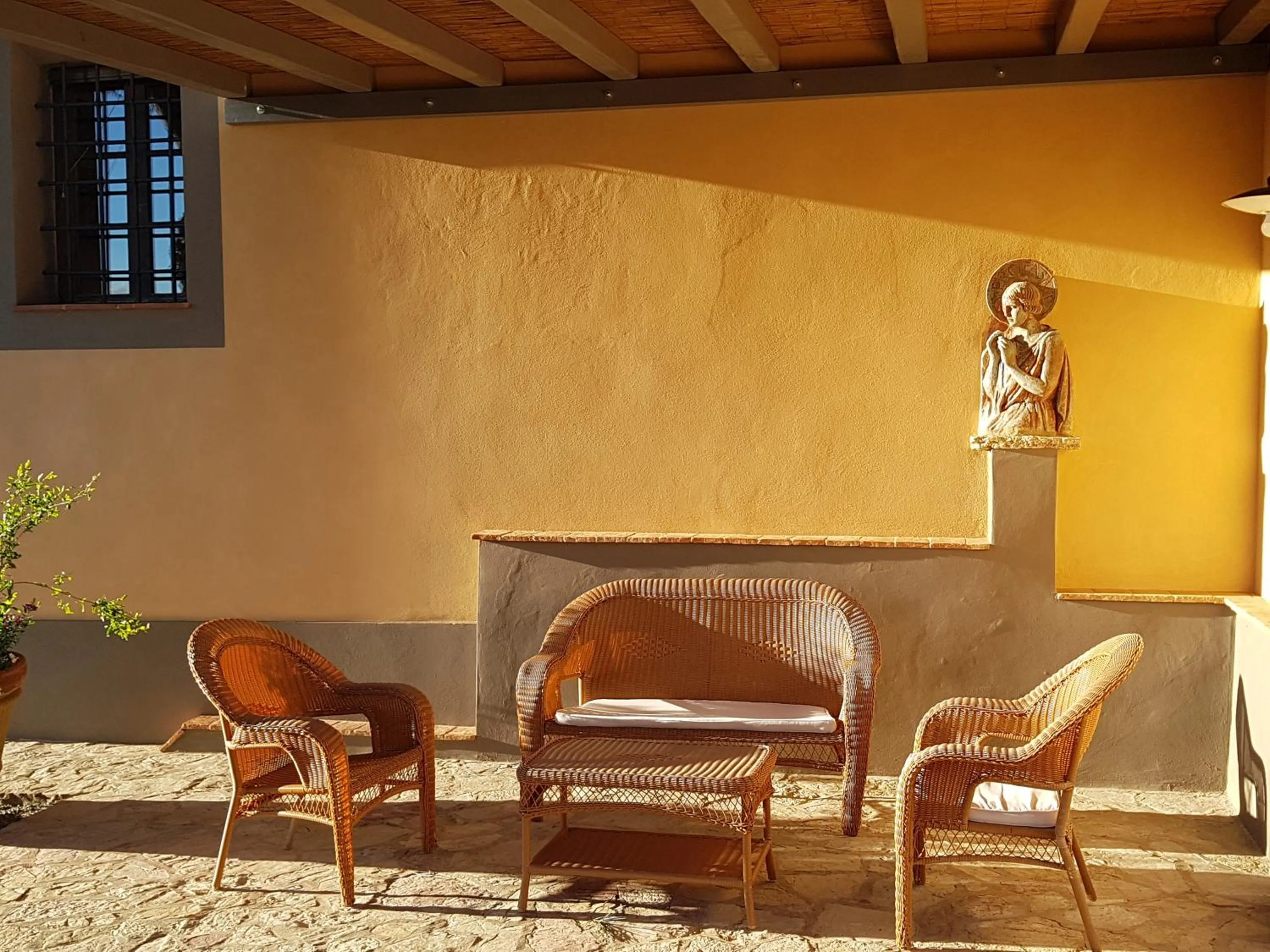 Living room in Villa Delia Hotel and Cooking School