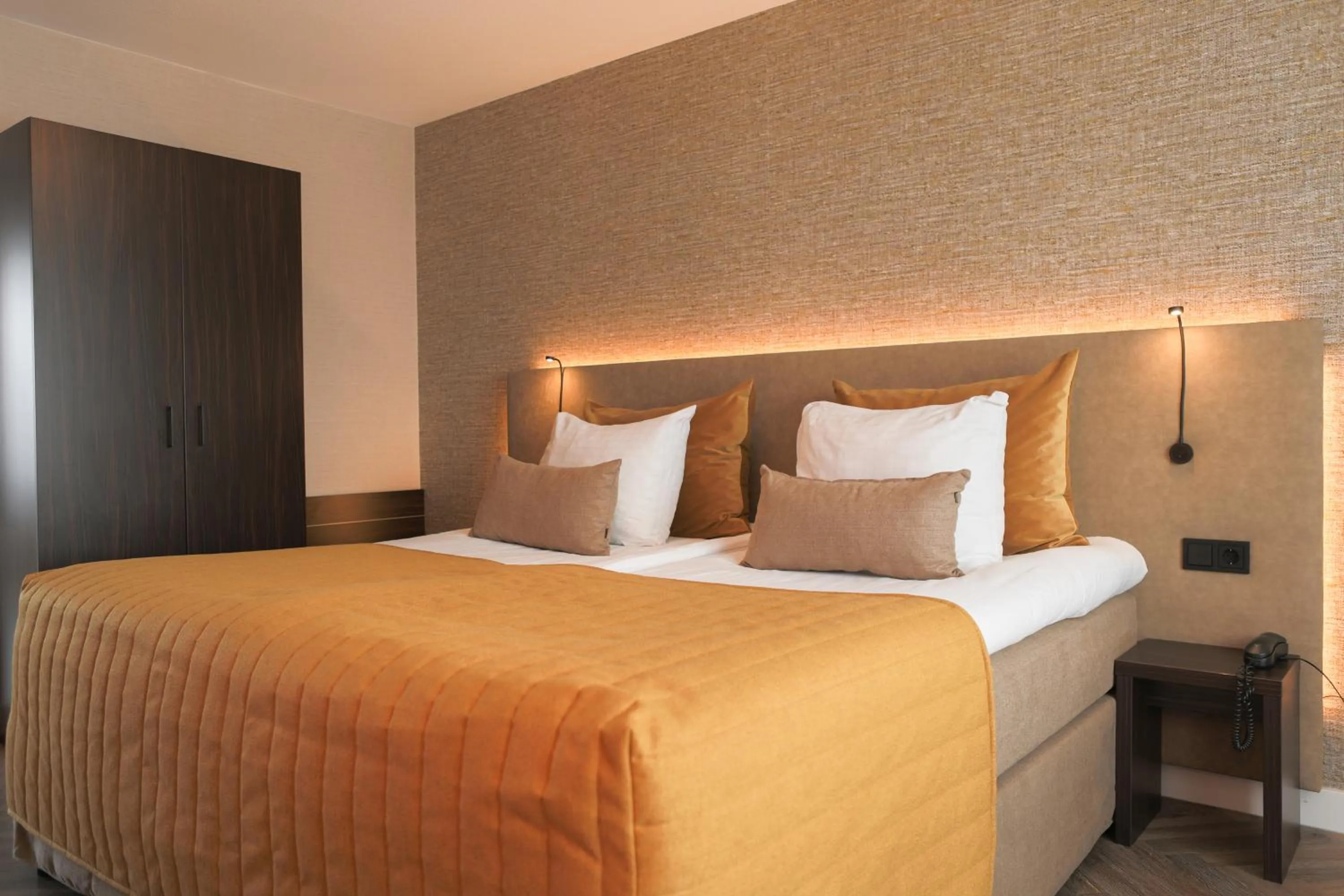 Bed in Grand Hotel Beatrix